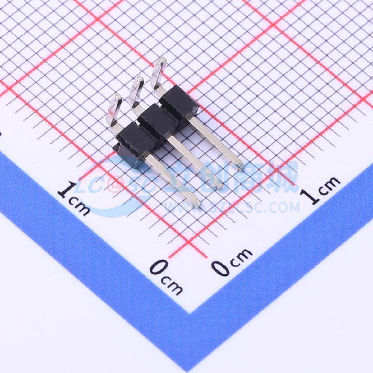 点击查看大图 KH-2.54PH90-1X3P-L13.8实物图