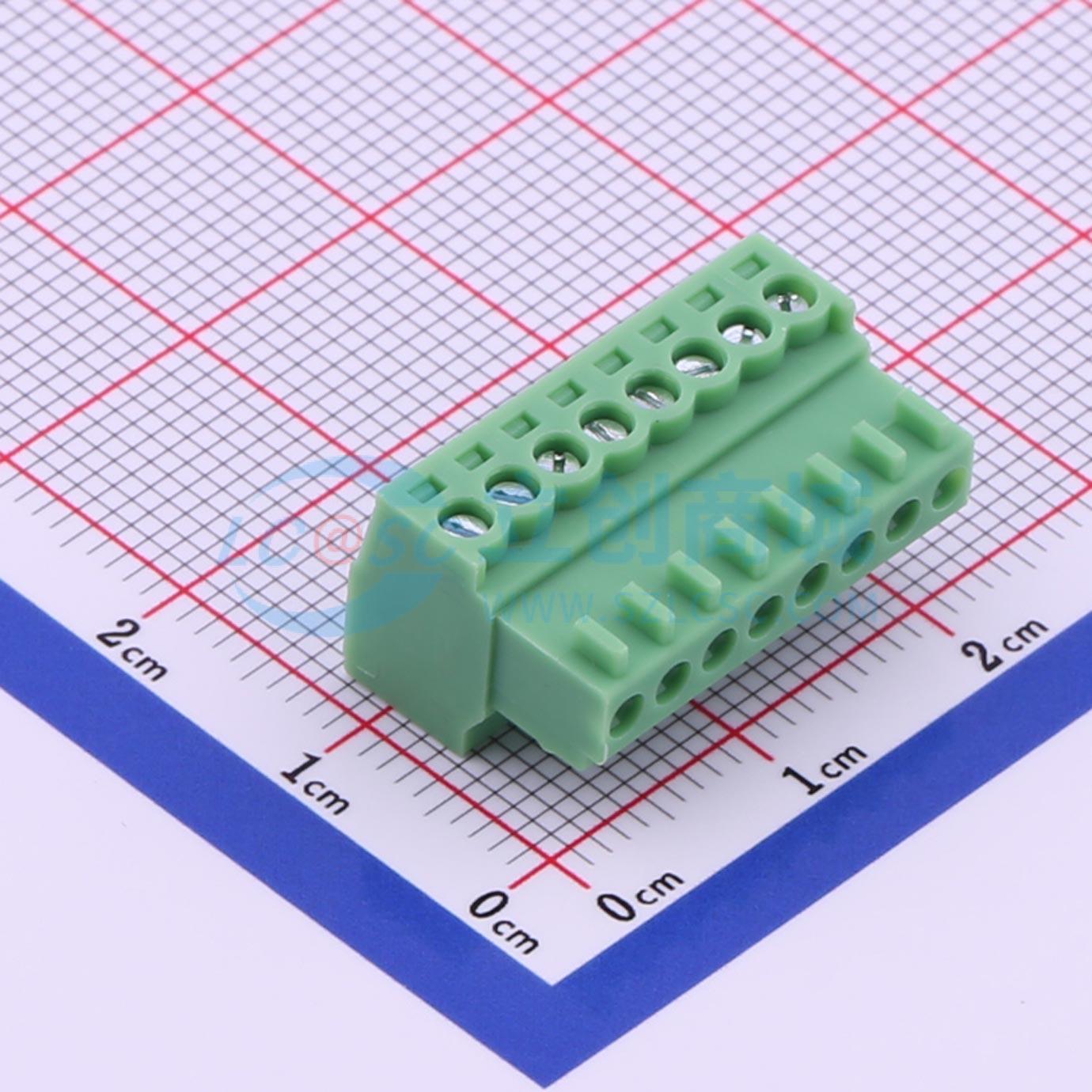 点击查看大图 KF2EDGK-2.54-8P实物图