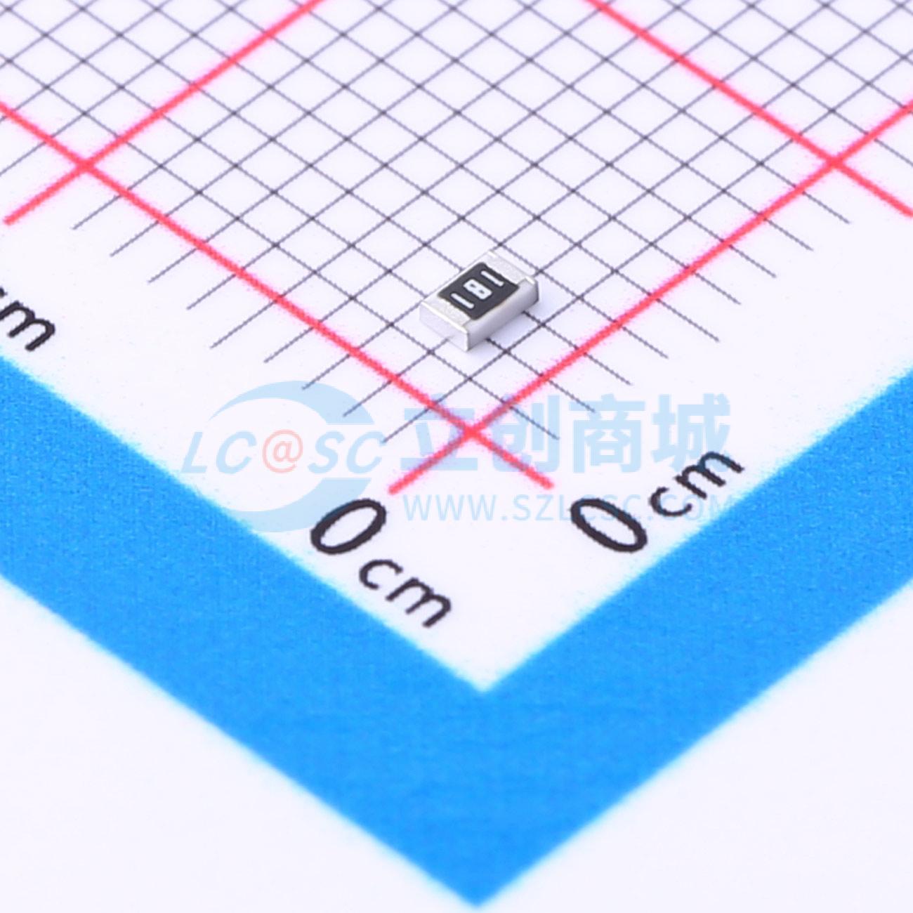 点击查看大图 FRC0805J181 TS实物图