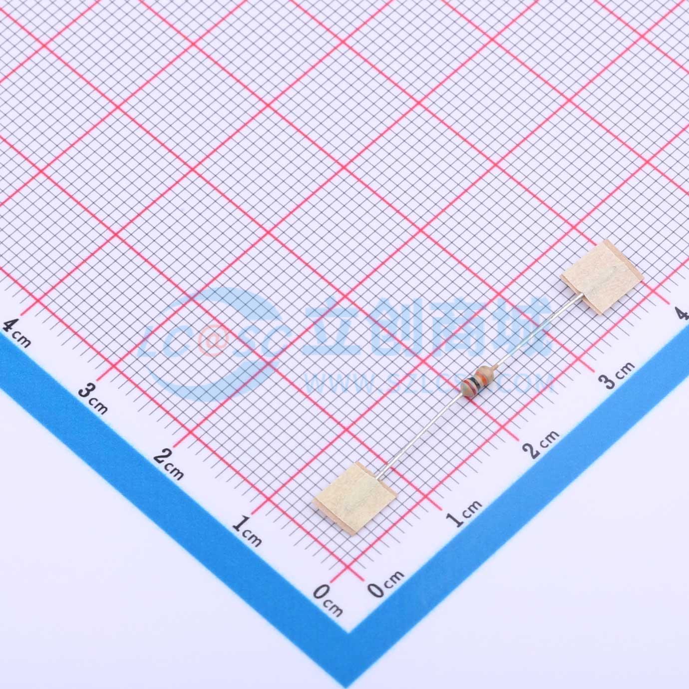 点击查看大图 CR1/8W-20K±5%-ST26实物图