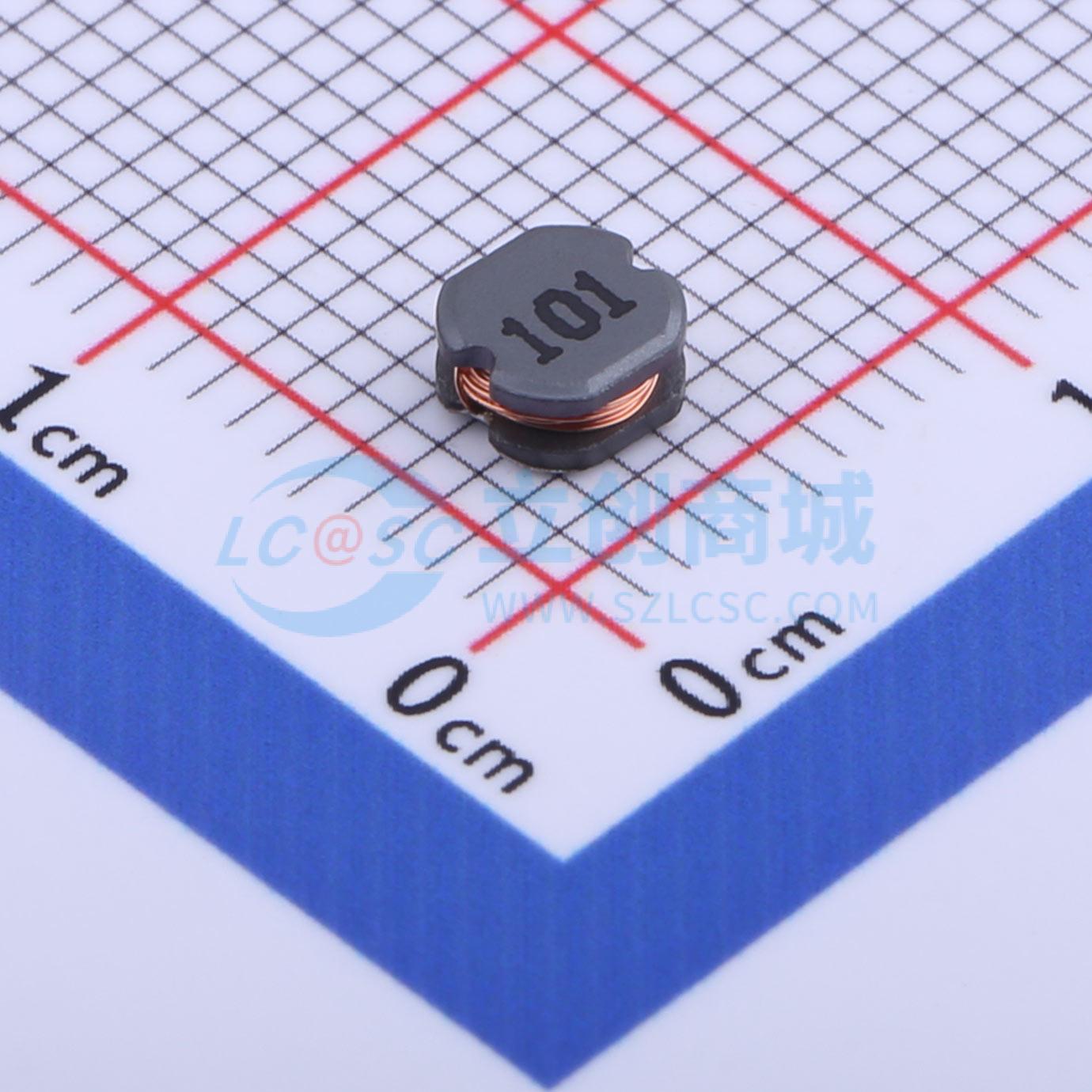 点击查看大图 CD42 101M 100UH实物图