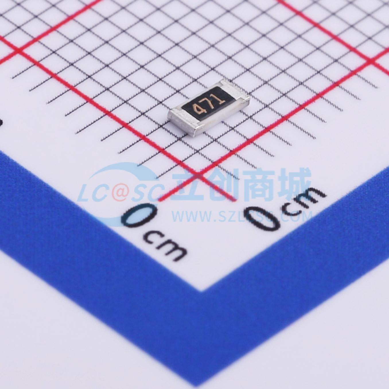点击查看大图 MCR18EZPJ471实物图