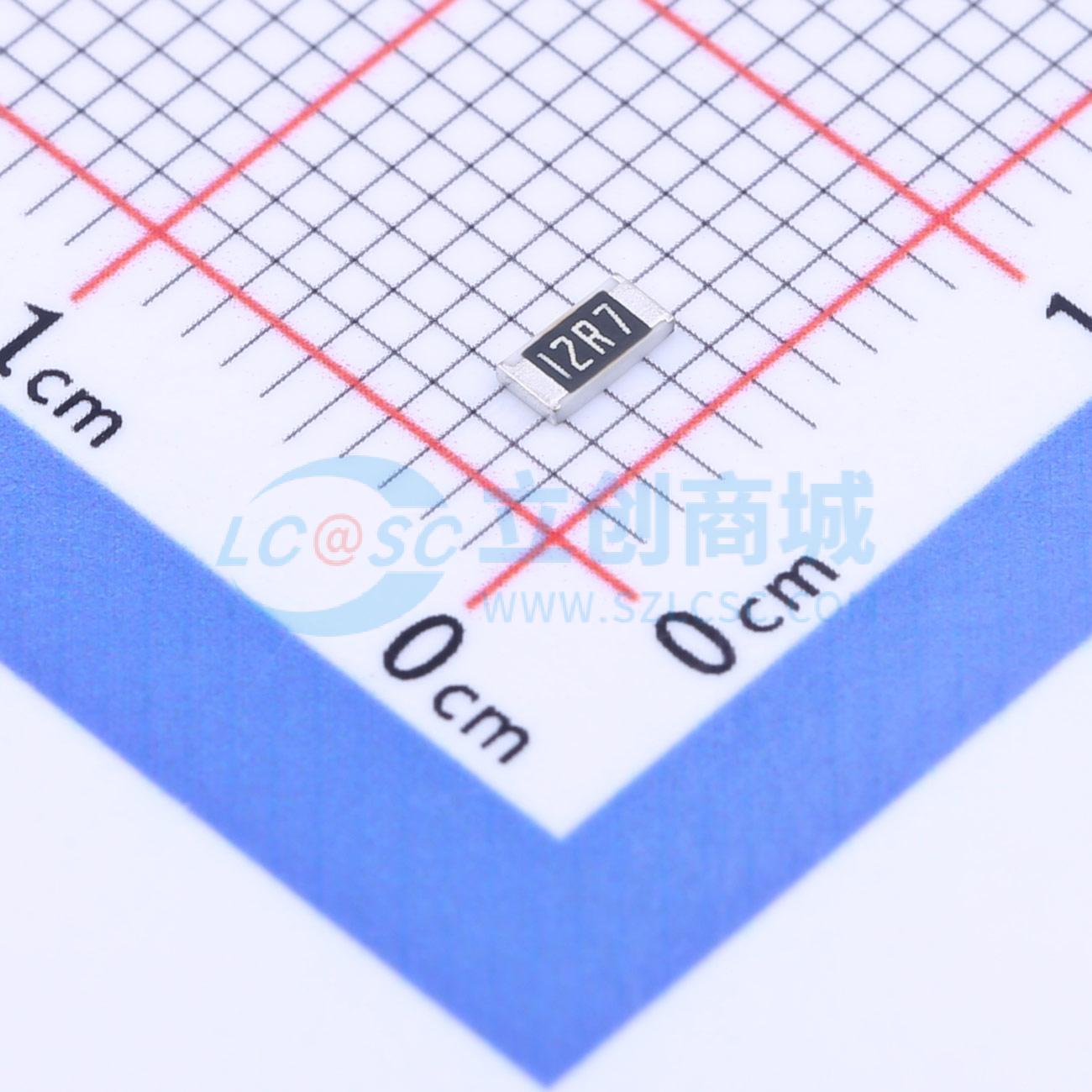 点击查看大图 FRC1206F12R7TS实物图