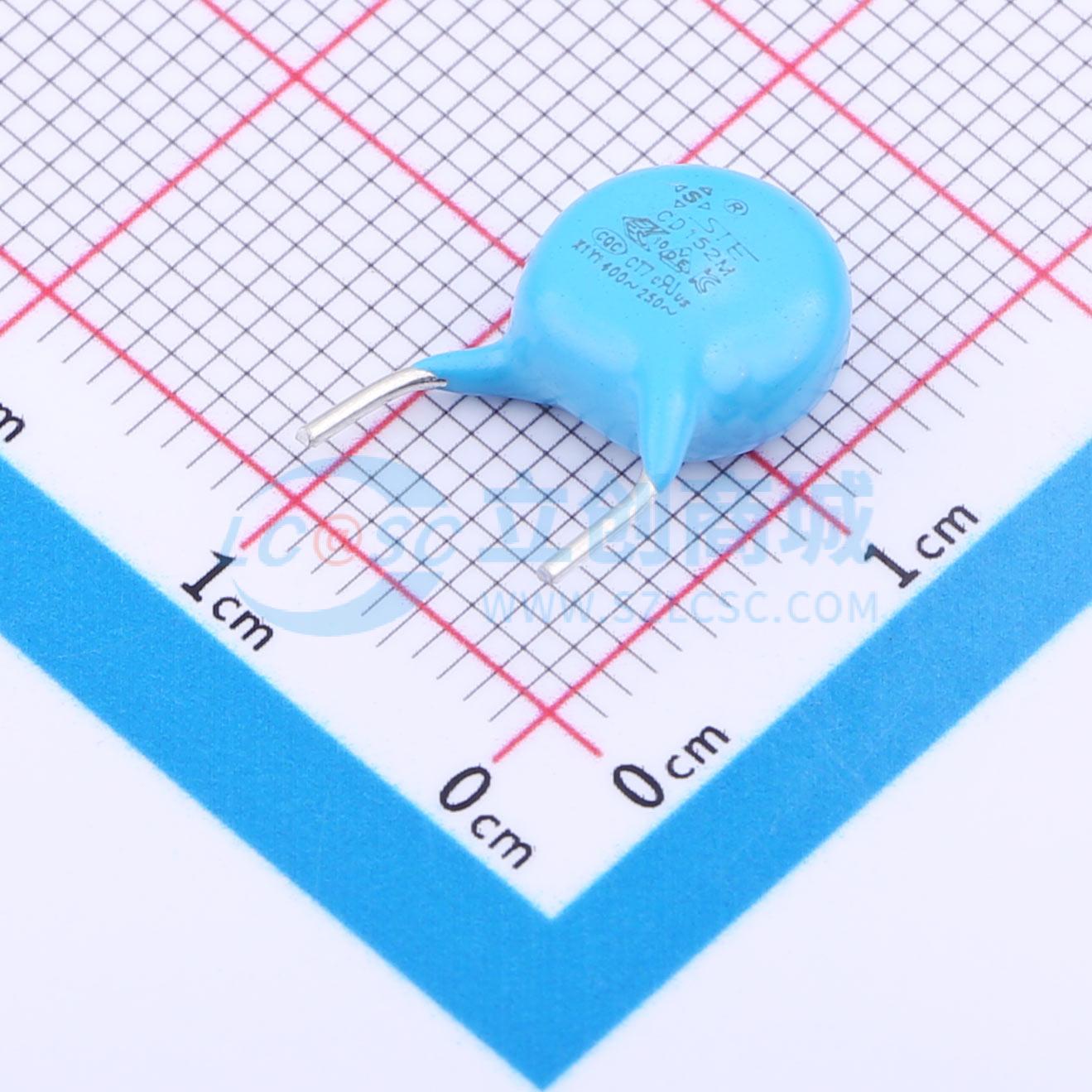 点击查看大图 Q10E3D152MA5B0S0N0实物图