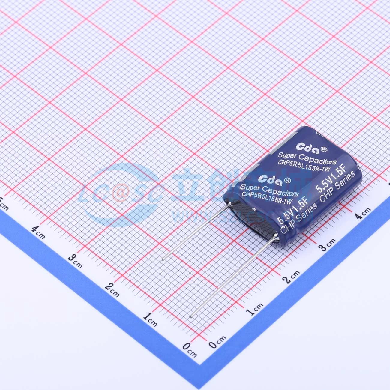 点击查看大图 CHP5R5L155R-TW 5.5V1.5F实物图