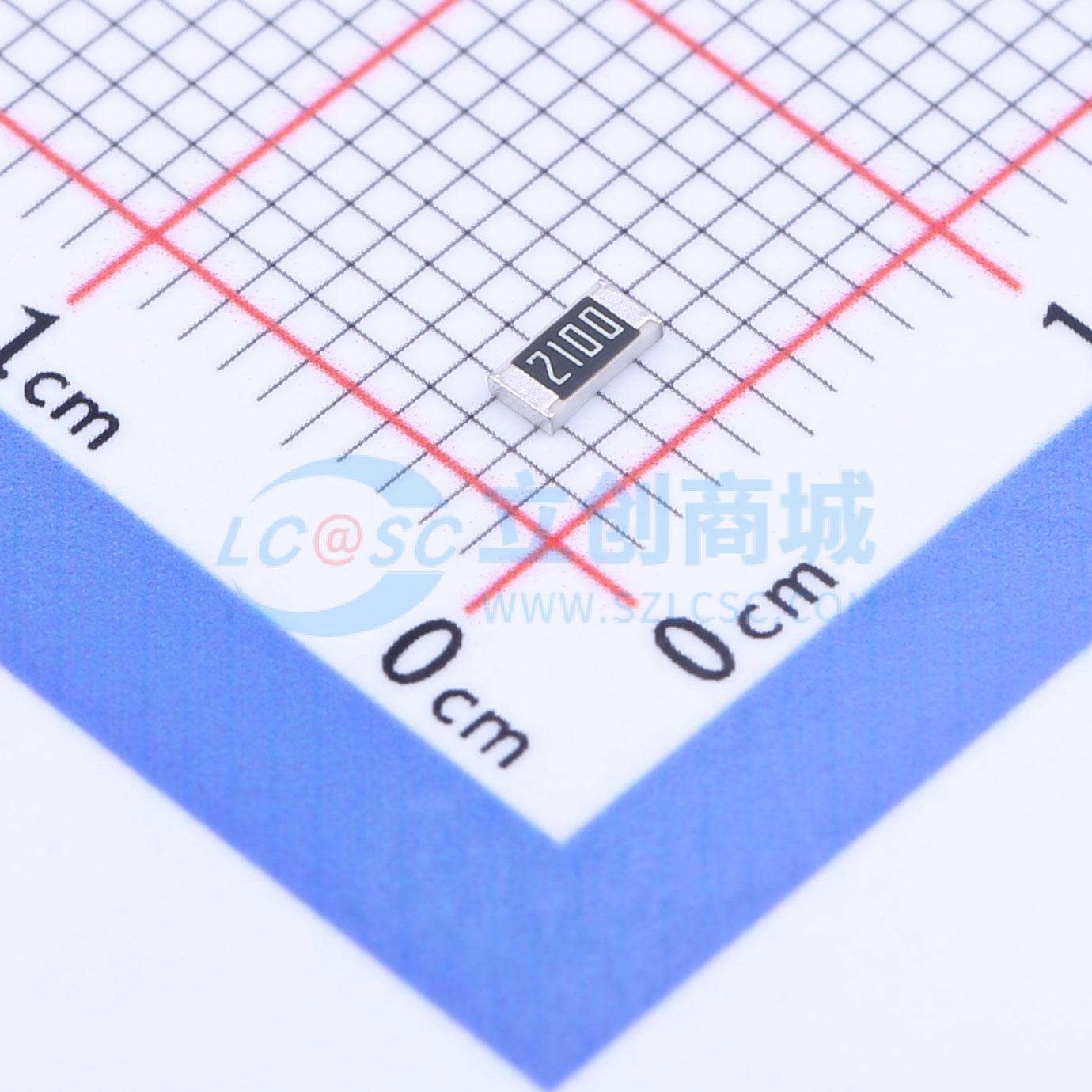 点击查看大图 FRC1206F2100TS实物图