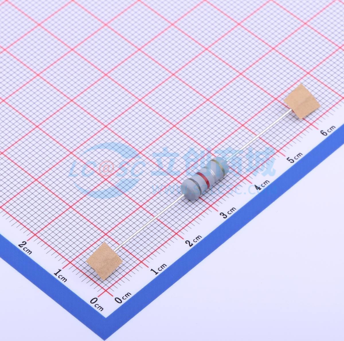 点击查看大图 MO1W-0Ω82±5%-TT52实物图