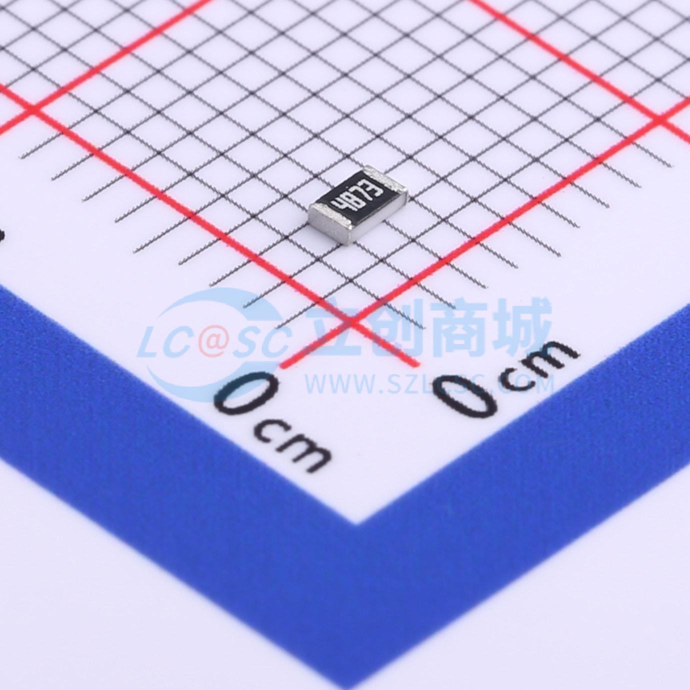 点击查看大图 RC0805FR-07487KL实物图