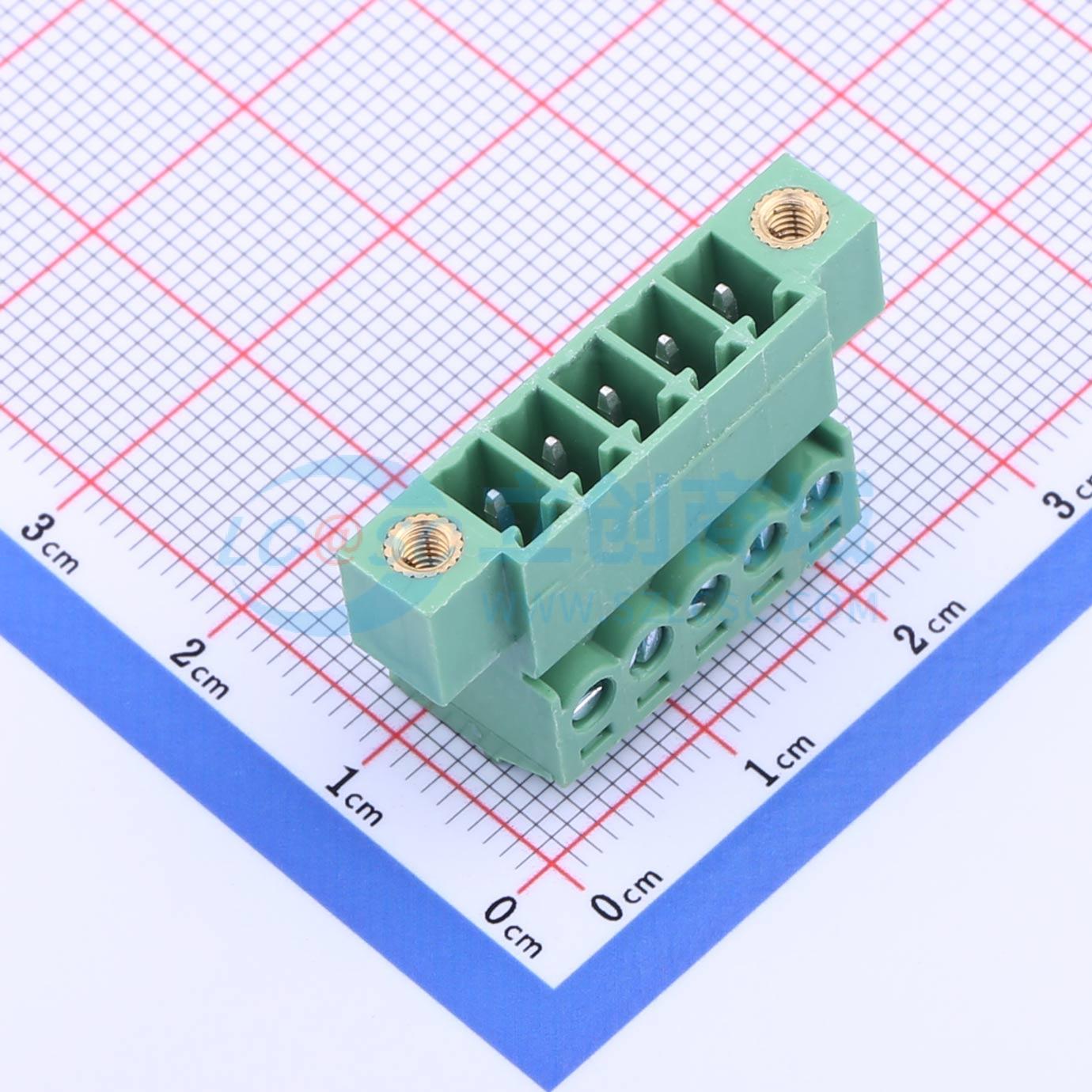点击查看大图 DB2EKRP-3.81-5P-GN-S实物图