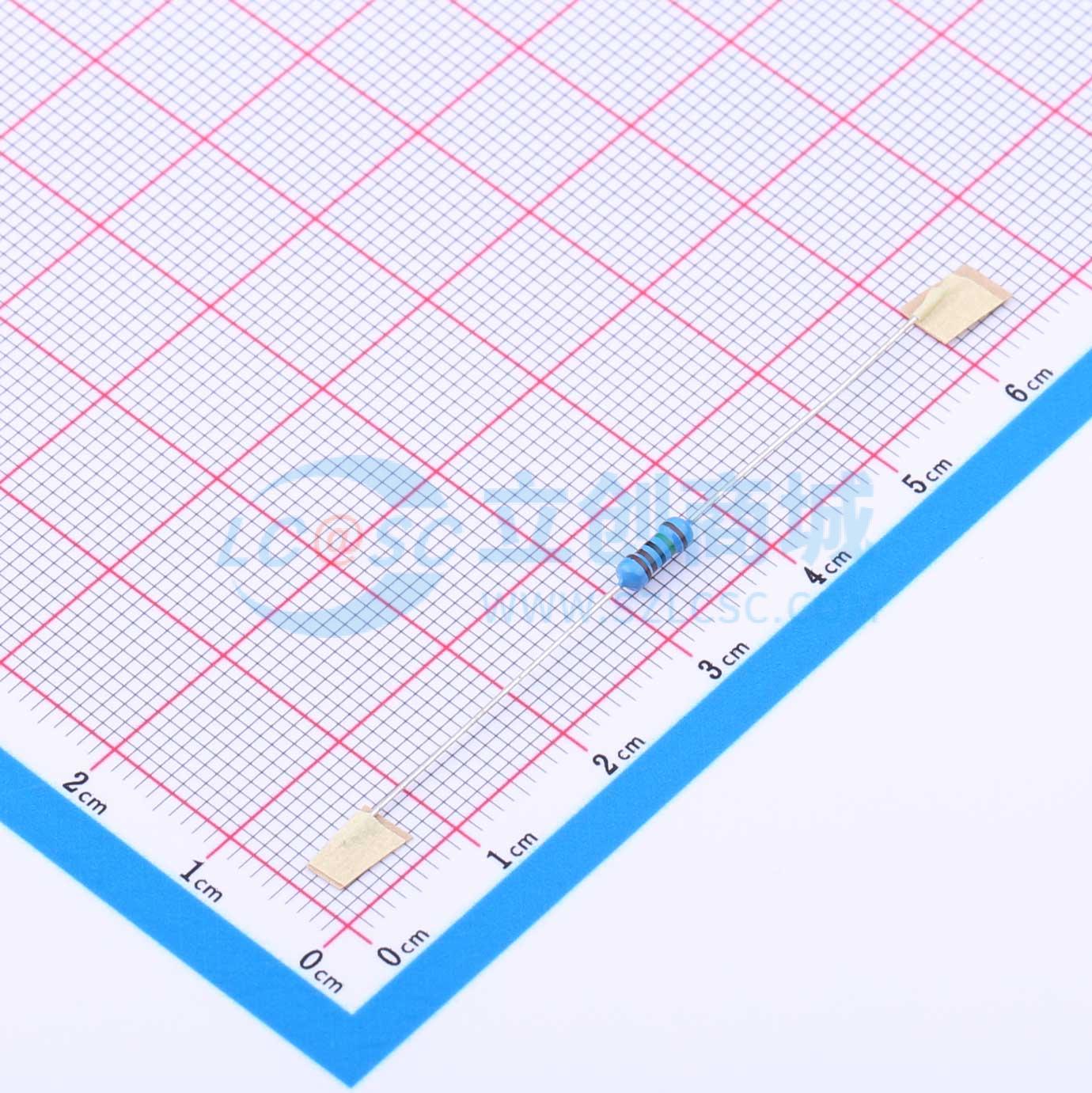 点击查看大图 MF1/4W-1K5±1%-ST52实物图