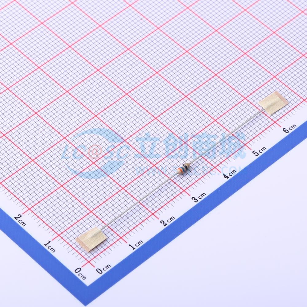 点击查看大图 CR1/8W-36Ω±5%-ST52实物图