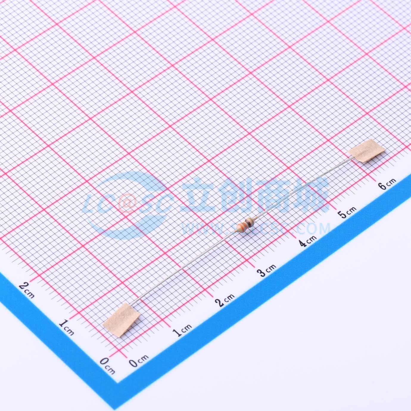 点击查看大图 CR1/8W-330Ω±5%-OT52实物图