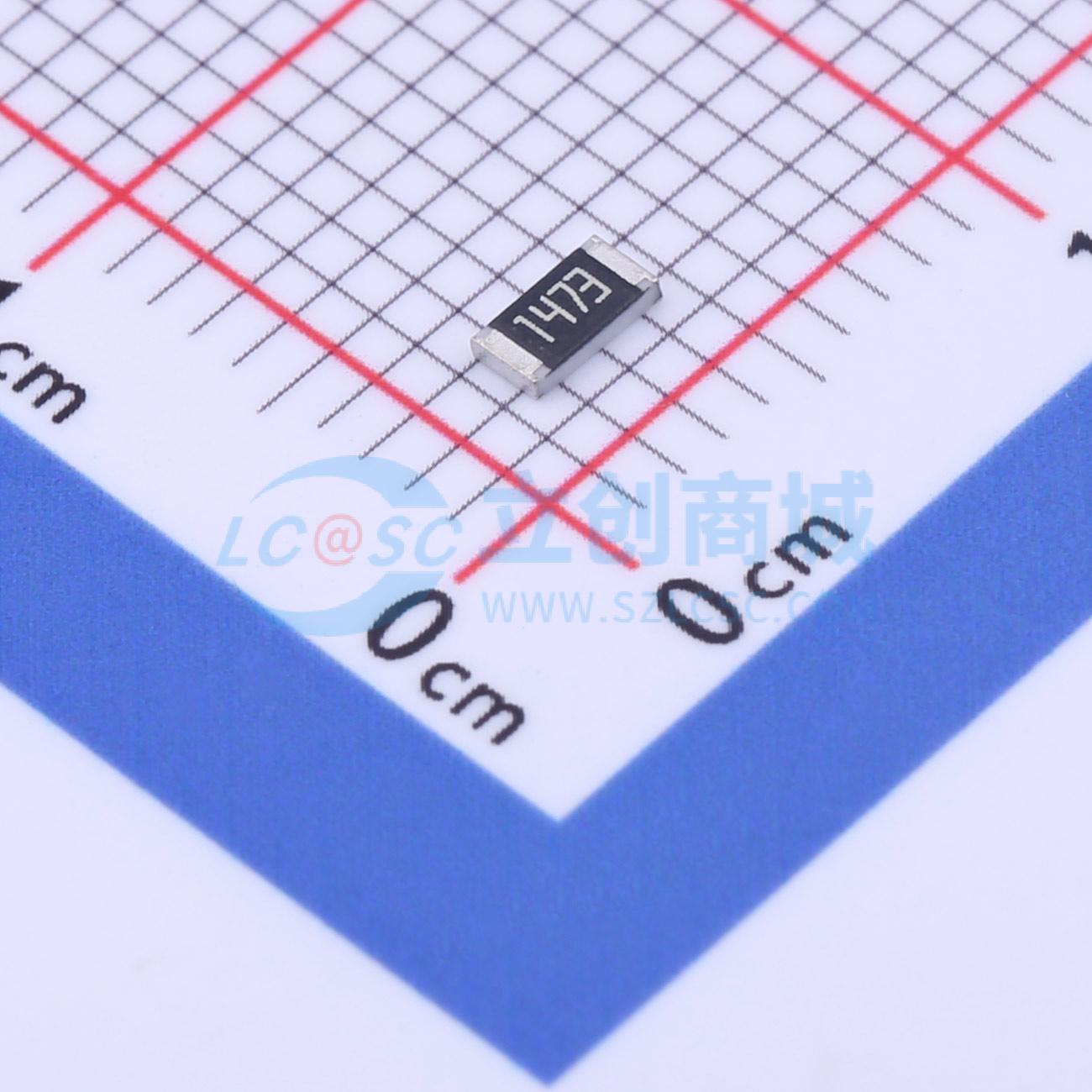 点击查看大图 RC1206FR-07147KL实物图