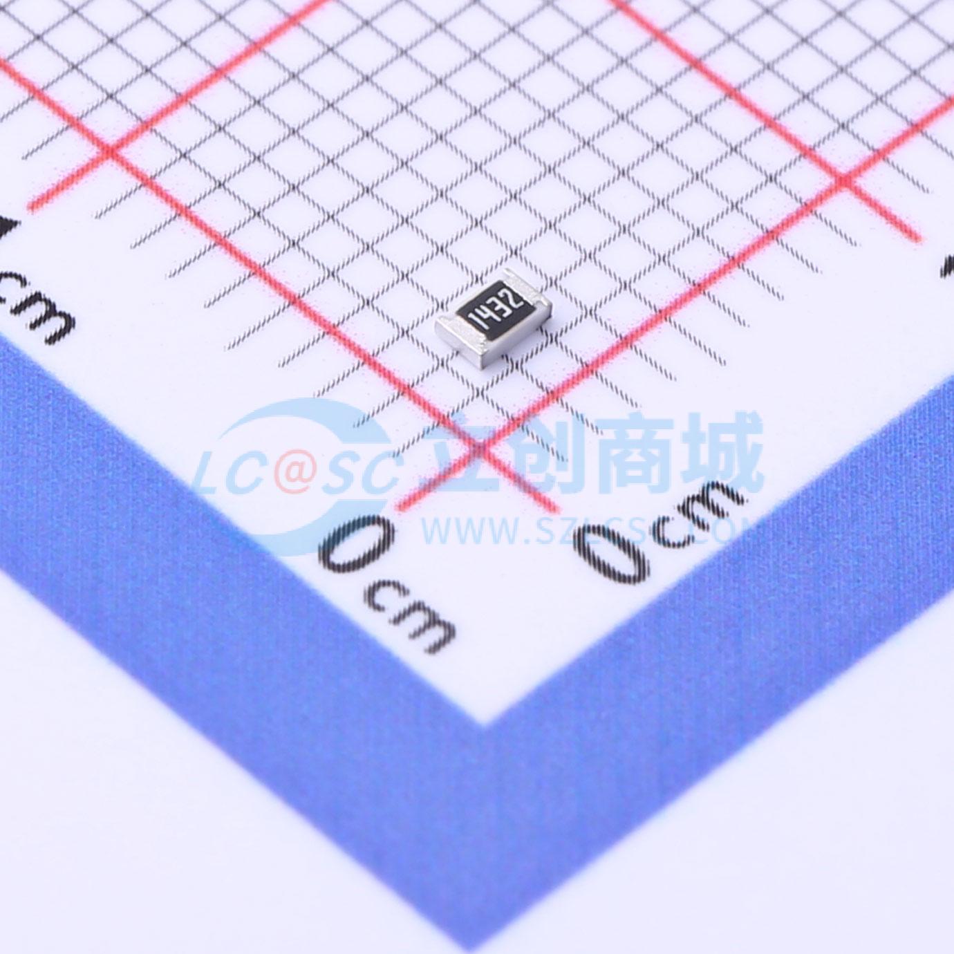 点击查看大图 FRC0805F1432TS实物图
