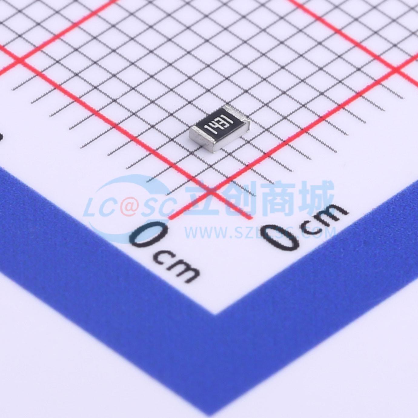点击查看大图 RC0805FR-071K43L实物图