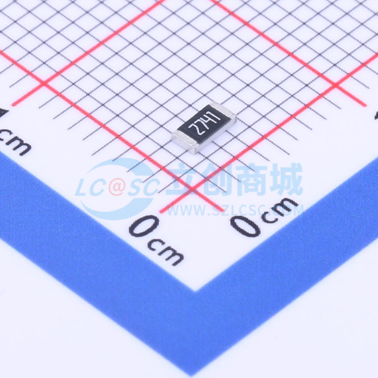 点击查看大图 RC1206FR-072K74L实物图