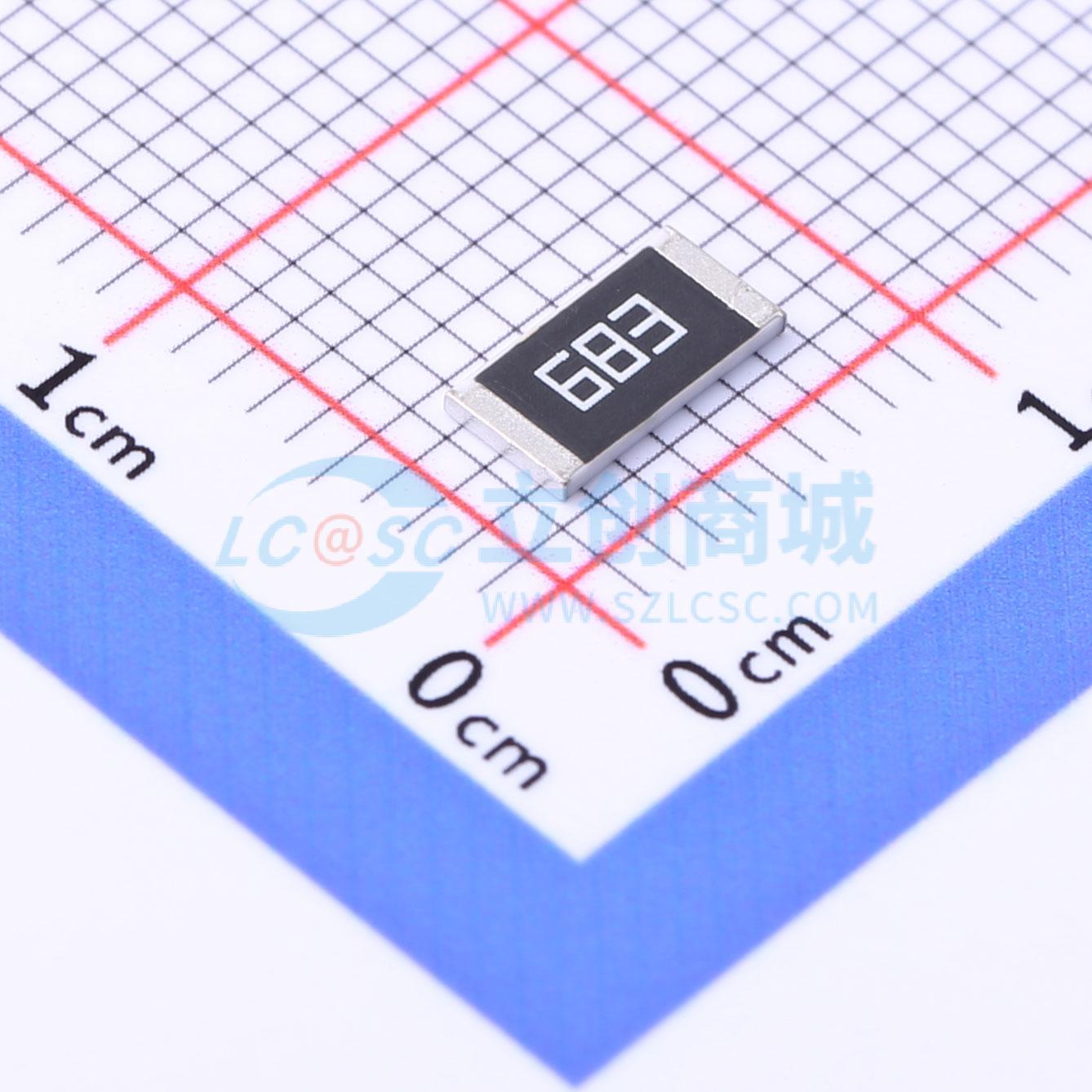 点击查看大图 FRC2512J683 TS实物图