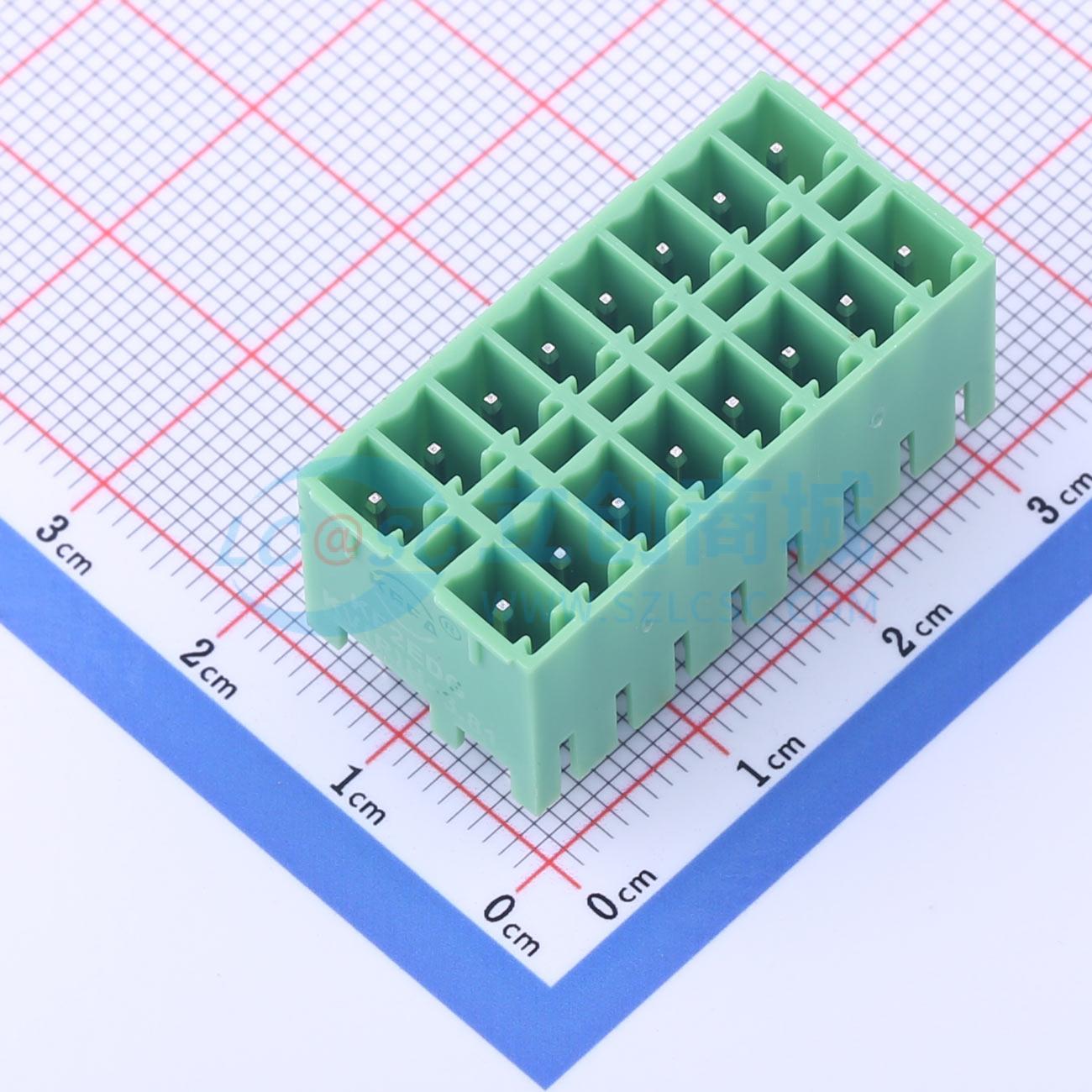 点击查看大图 KF2EDGKVH-3.81-2*8P实物图