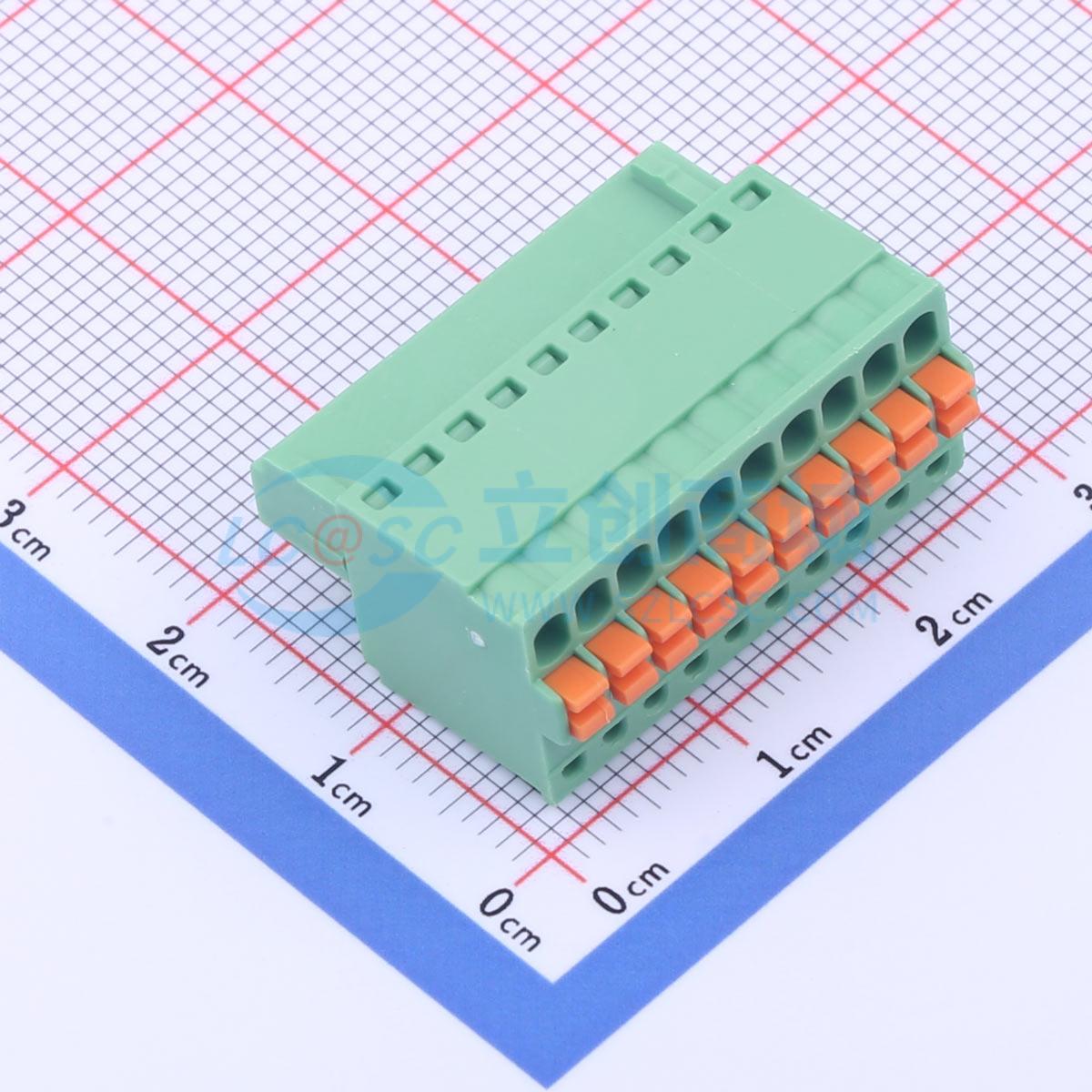 点击查看大图 DB2EKD-2.5-10P-GN实物图