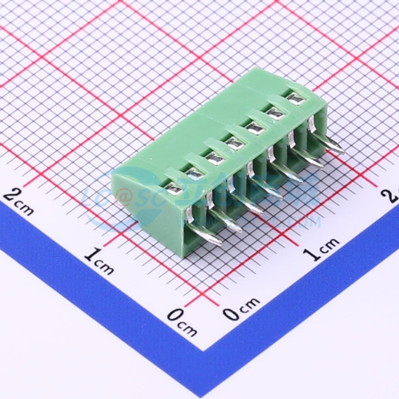 点击查看大图 KF128-2.54-7P实物图