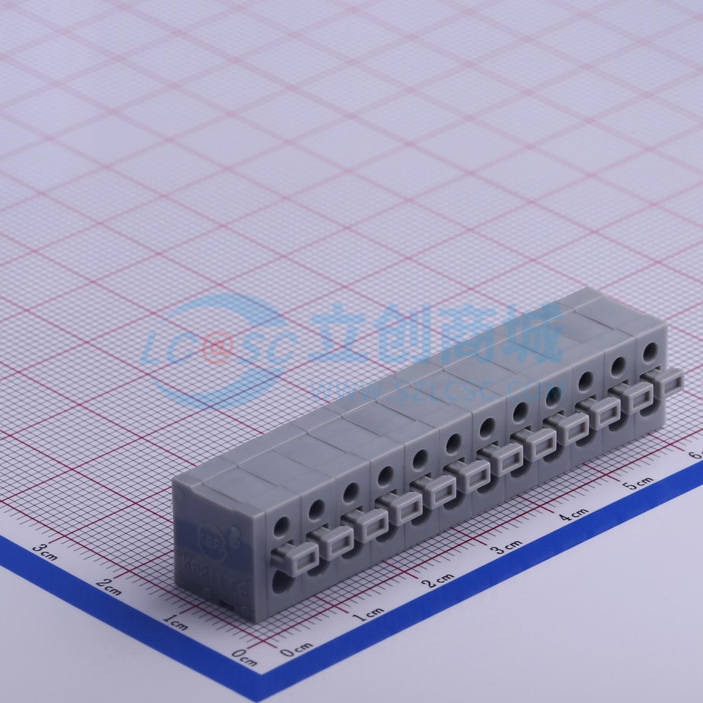 点击查看大图 KF211V-5.0-12P实物图