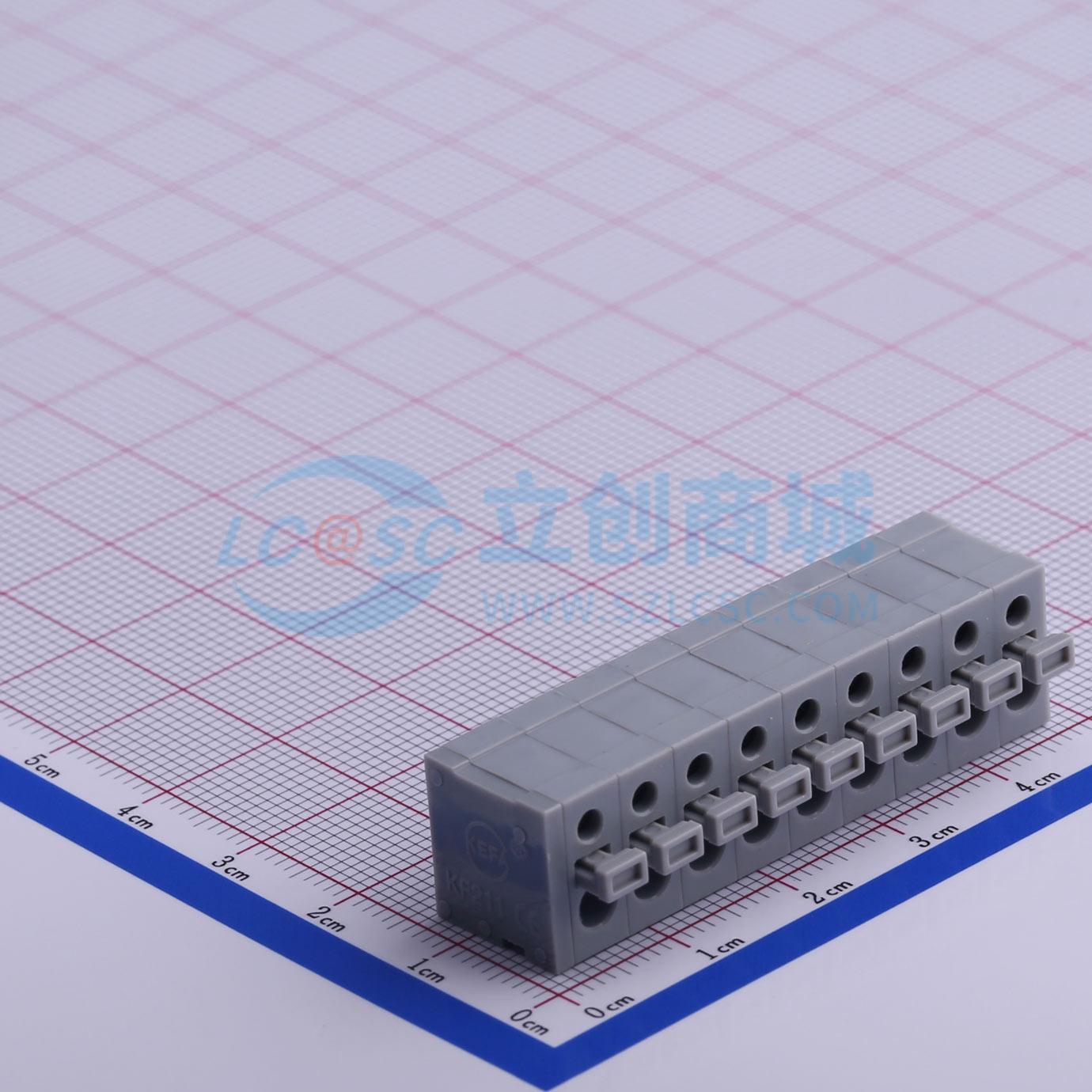 点击查看大图 KF211V-5.0-9P实物图