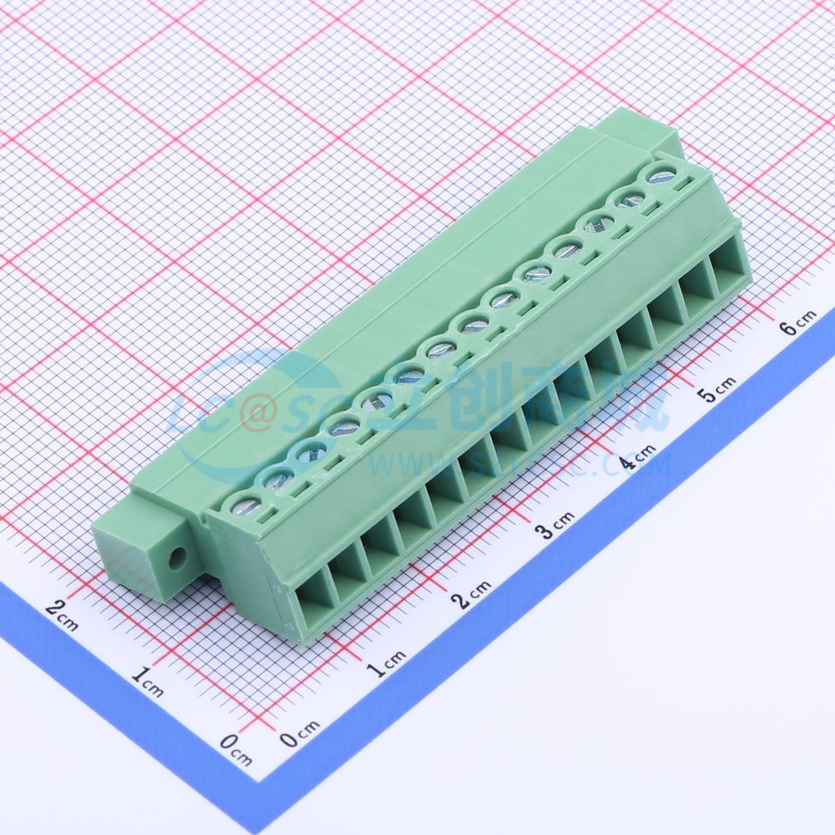 DB2EKRP-3.81-14P-GN-S实物图