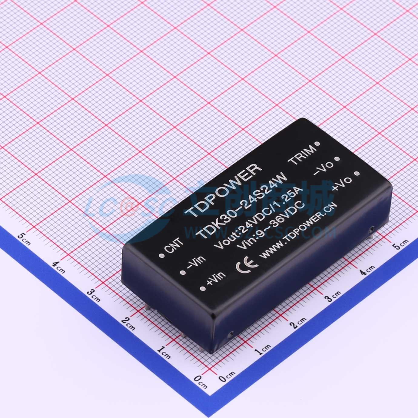 点击查看大图 TDK30-24S24W实物图