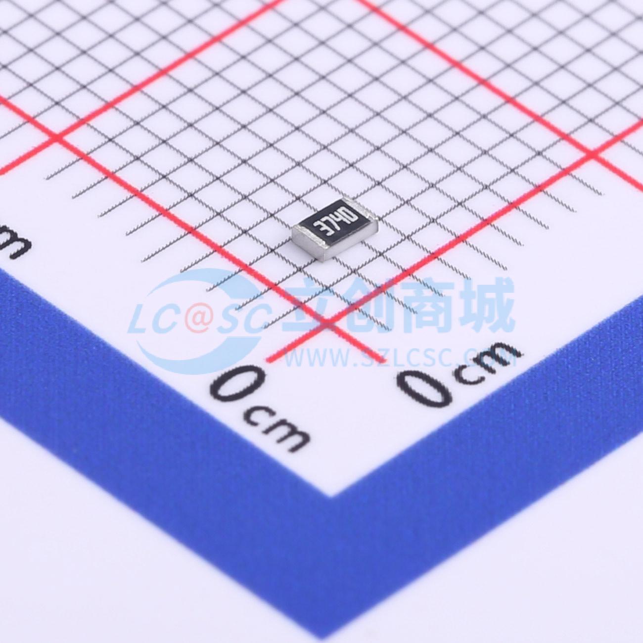 点击查看大图 RC0805FR-07374RL实物图