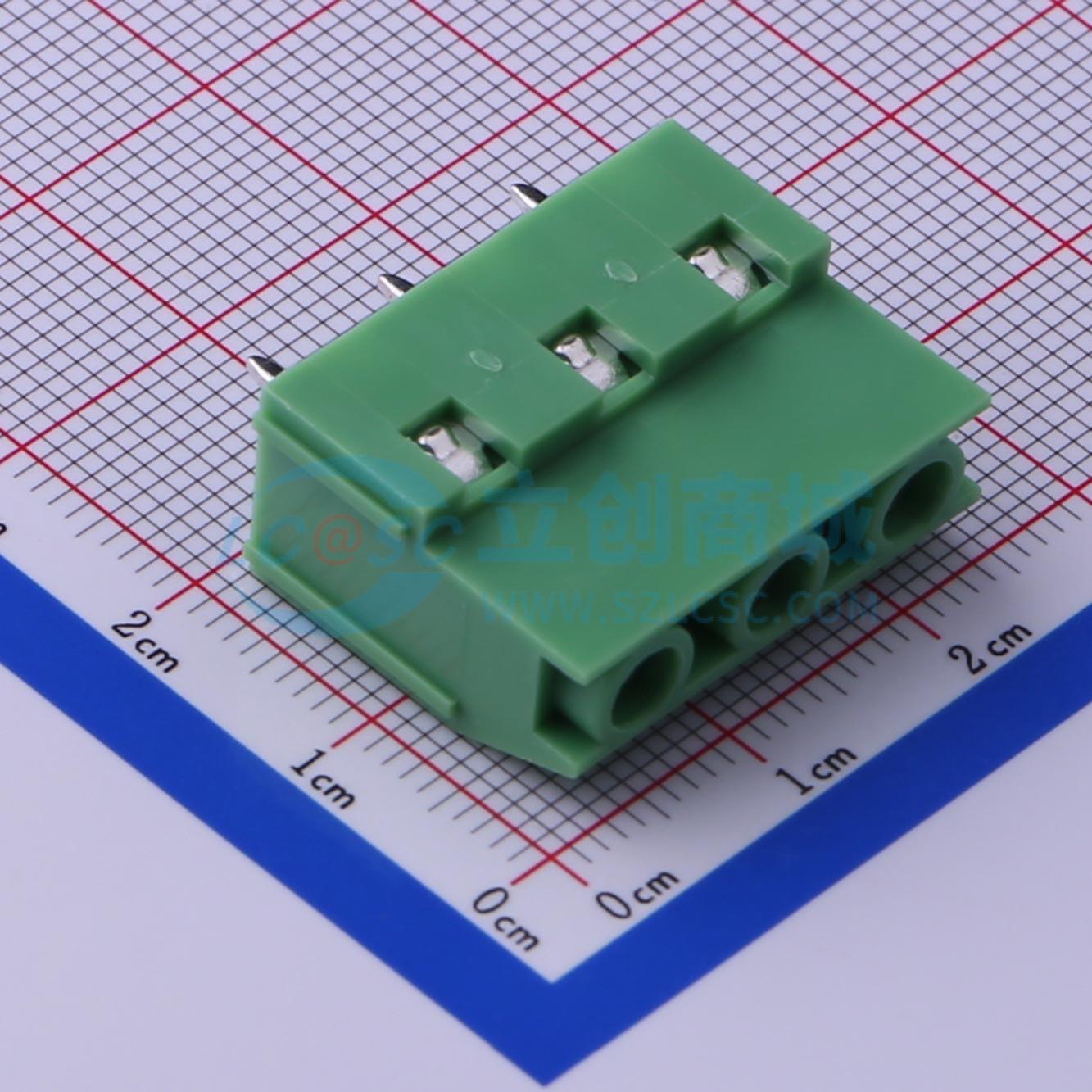 点击查看大图 KF129-7.62-3P实物图