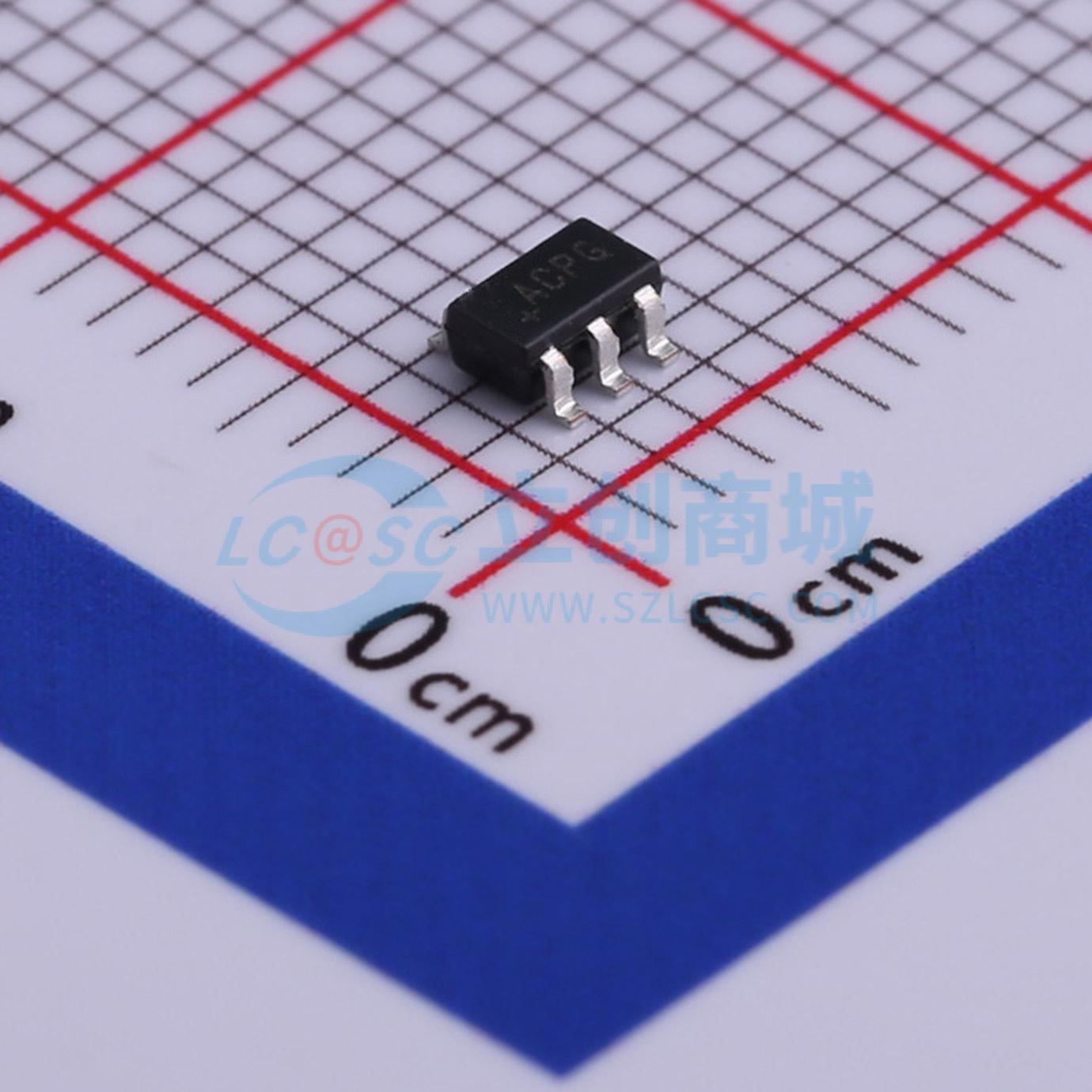 MAX6070BAUT12+T实物图