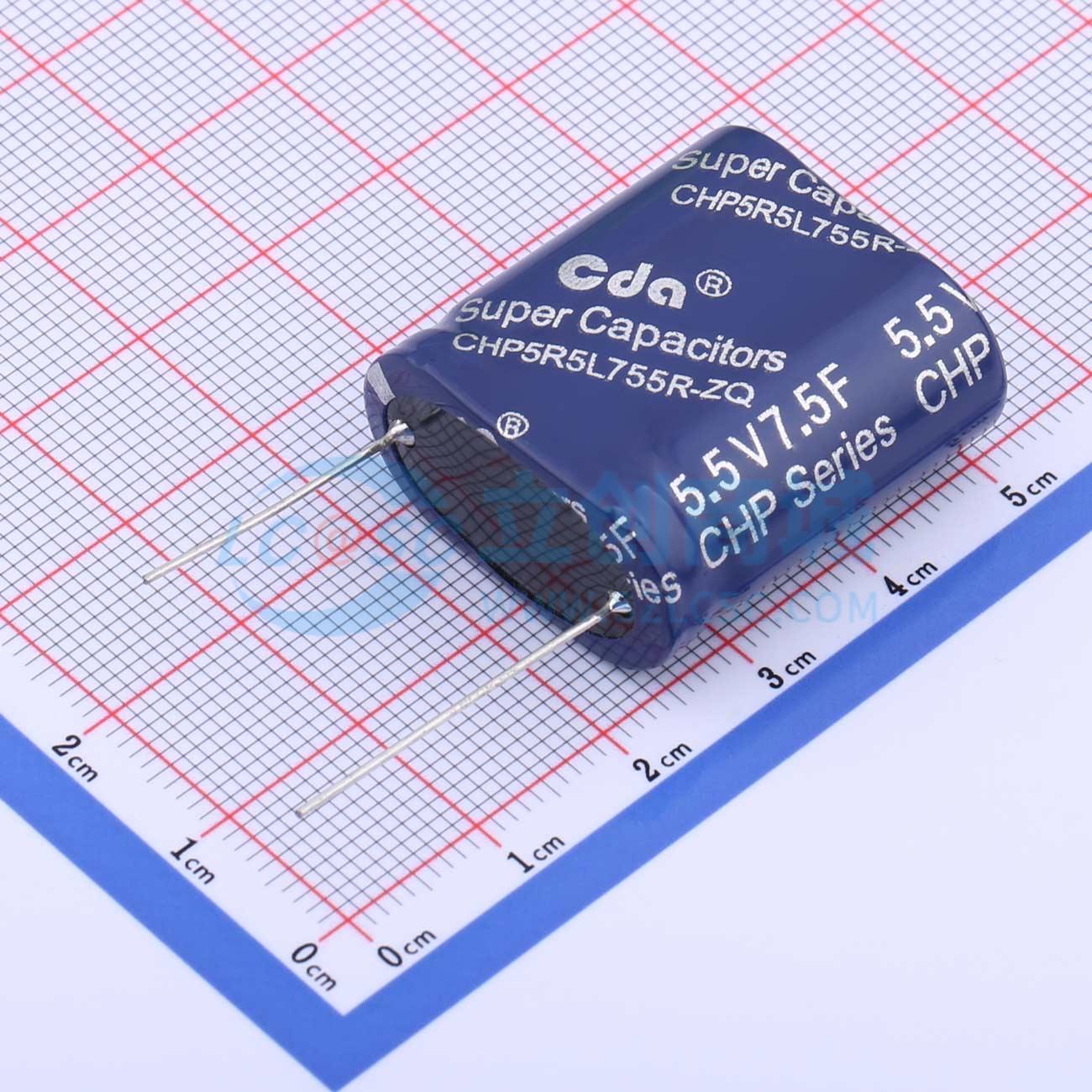 CHP5R5L755R-ZQ 5.5V7.5F实物图