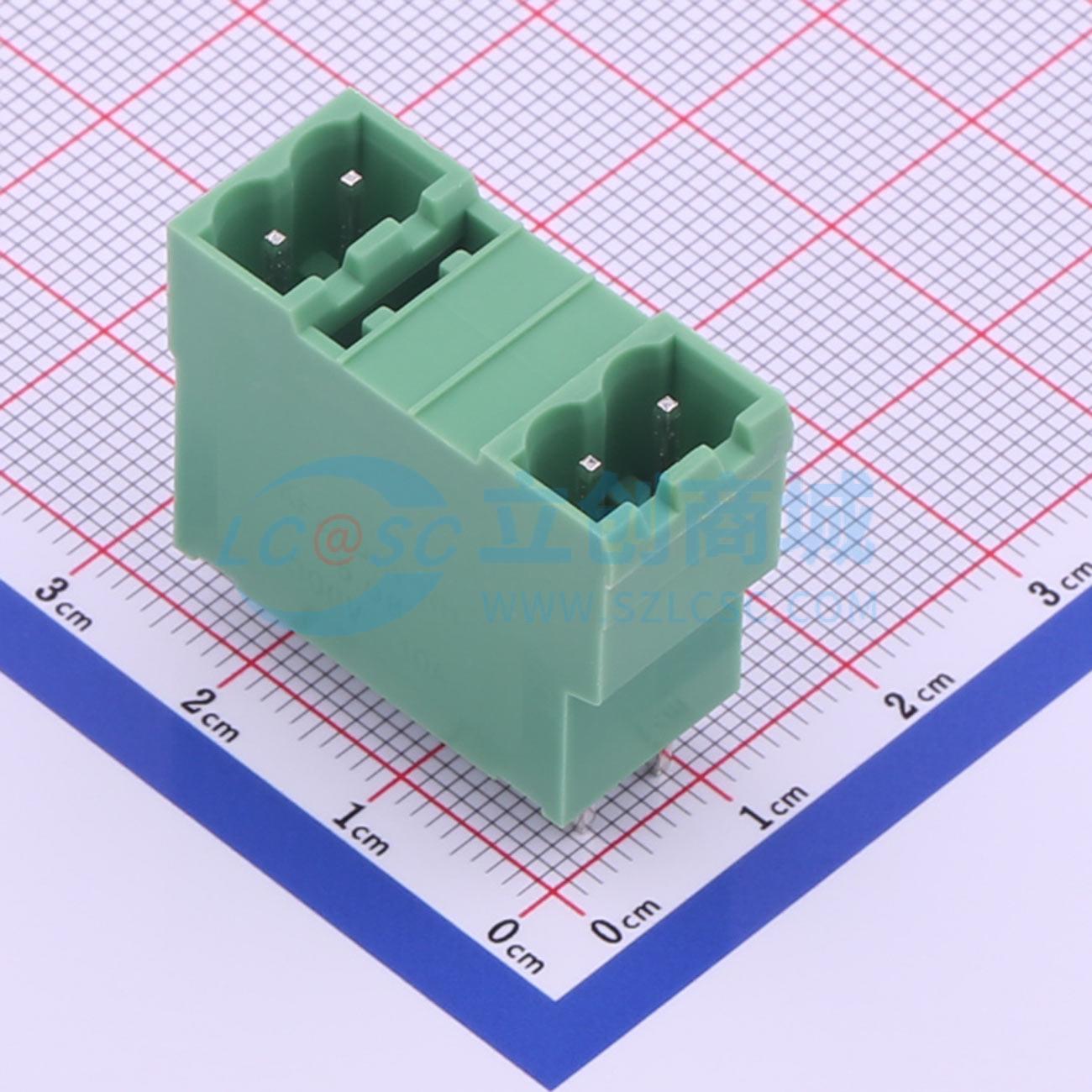 点击查看大图 KF2EDGVH-5.08-2*2P实物图