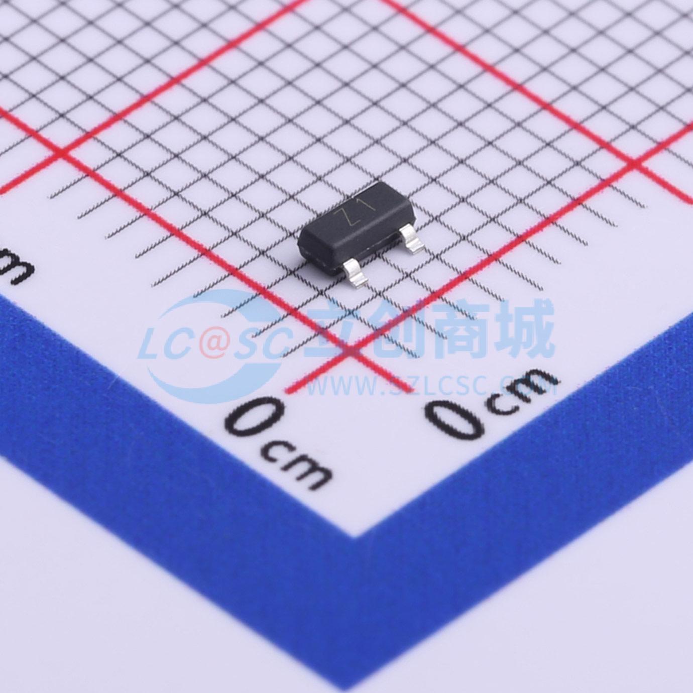 点击查看大图 BZX84C4V7实物图