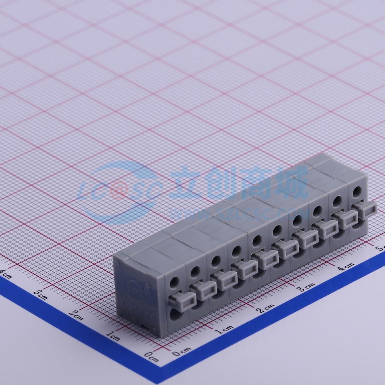 点击查看大图 KF211V-5.0-10P实物图