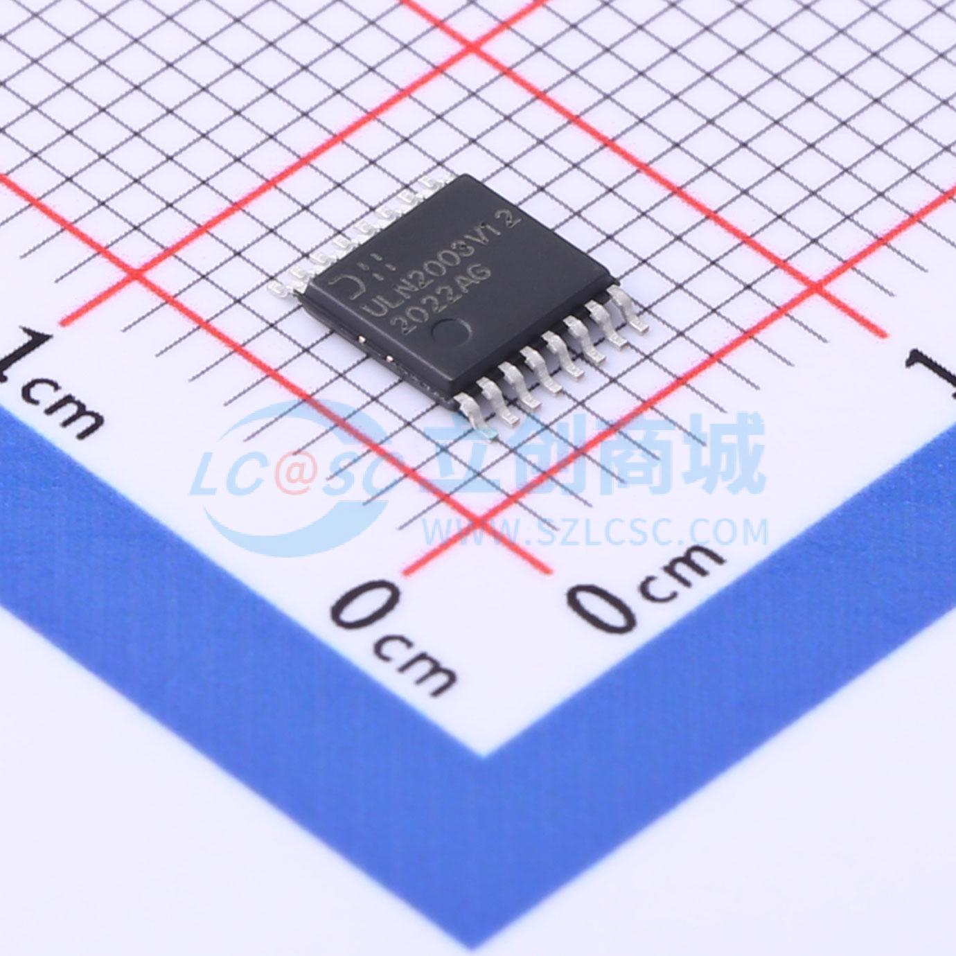 点击查看大图 ULN2003V12T16-13实物图