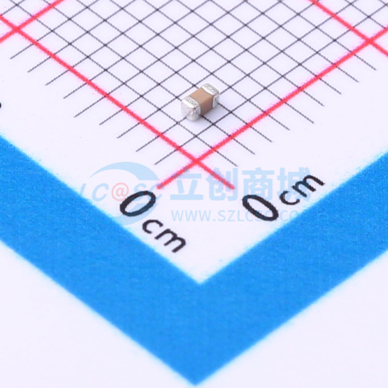 点击查看大图 0603B151K101CT实物图