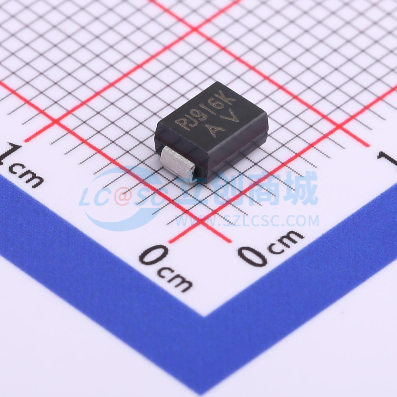 点击查看大图 P6SMBJ9.0CA_R1_00001实物图