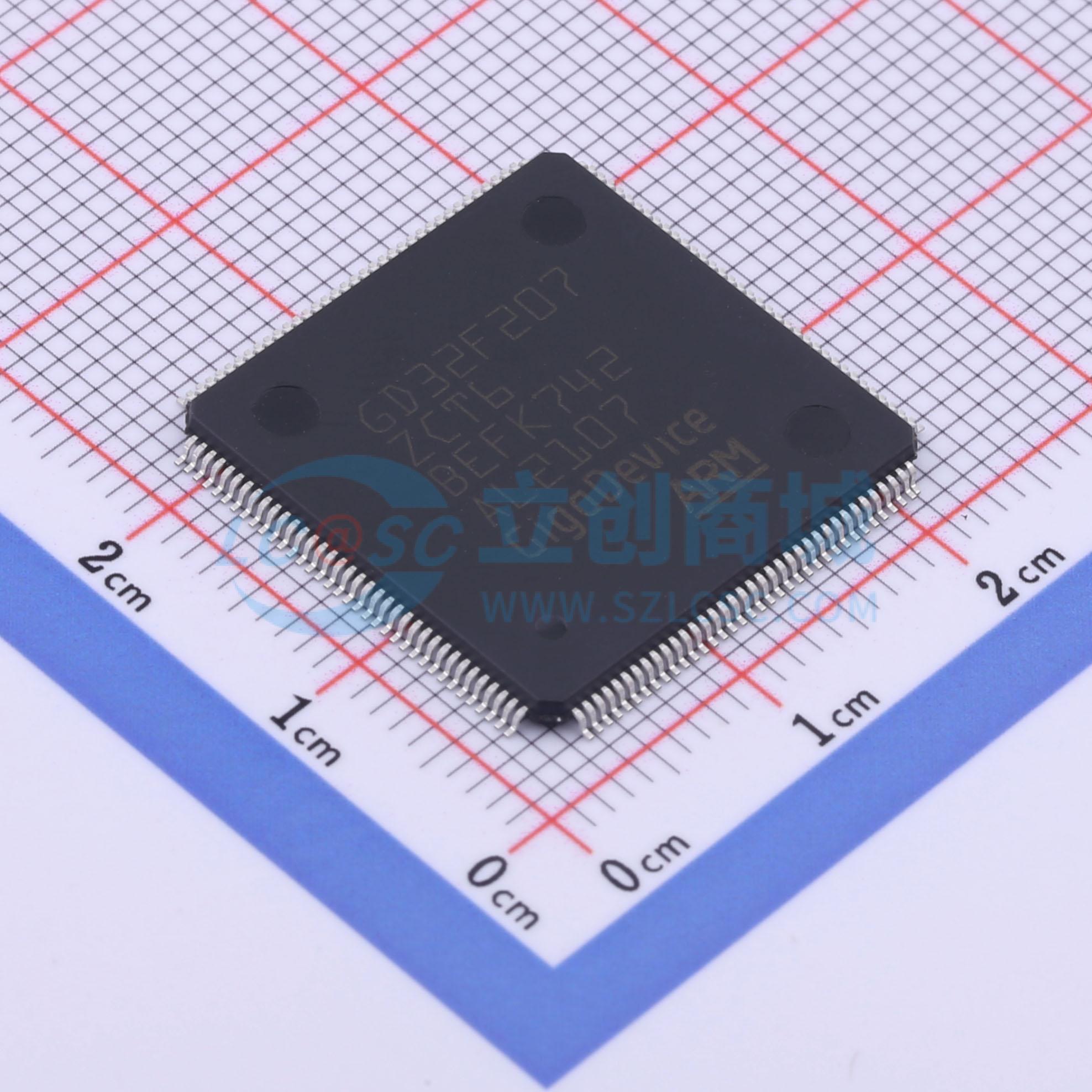 点击查看大图 GD32F207ZCT6实物图