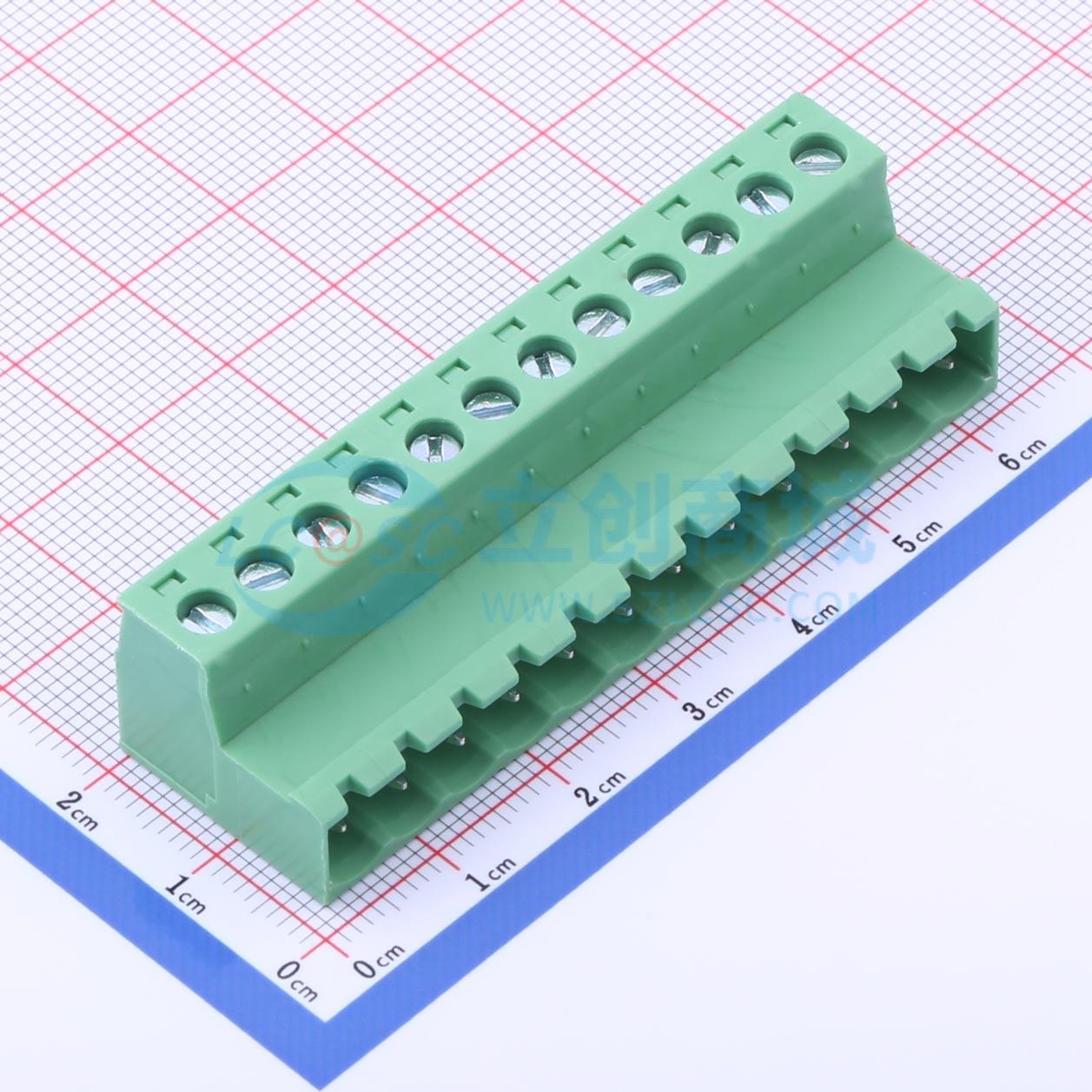 点击查看大图 DB2EKR-5.08-12P-GN-S实物图