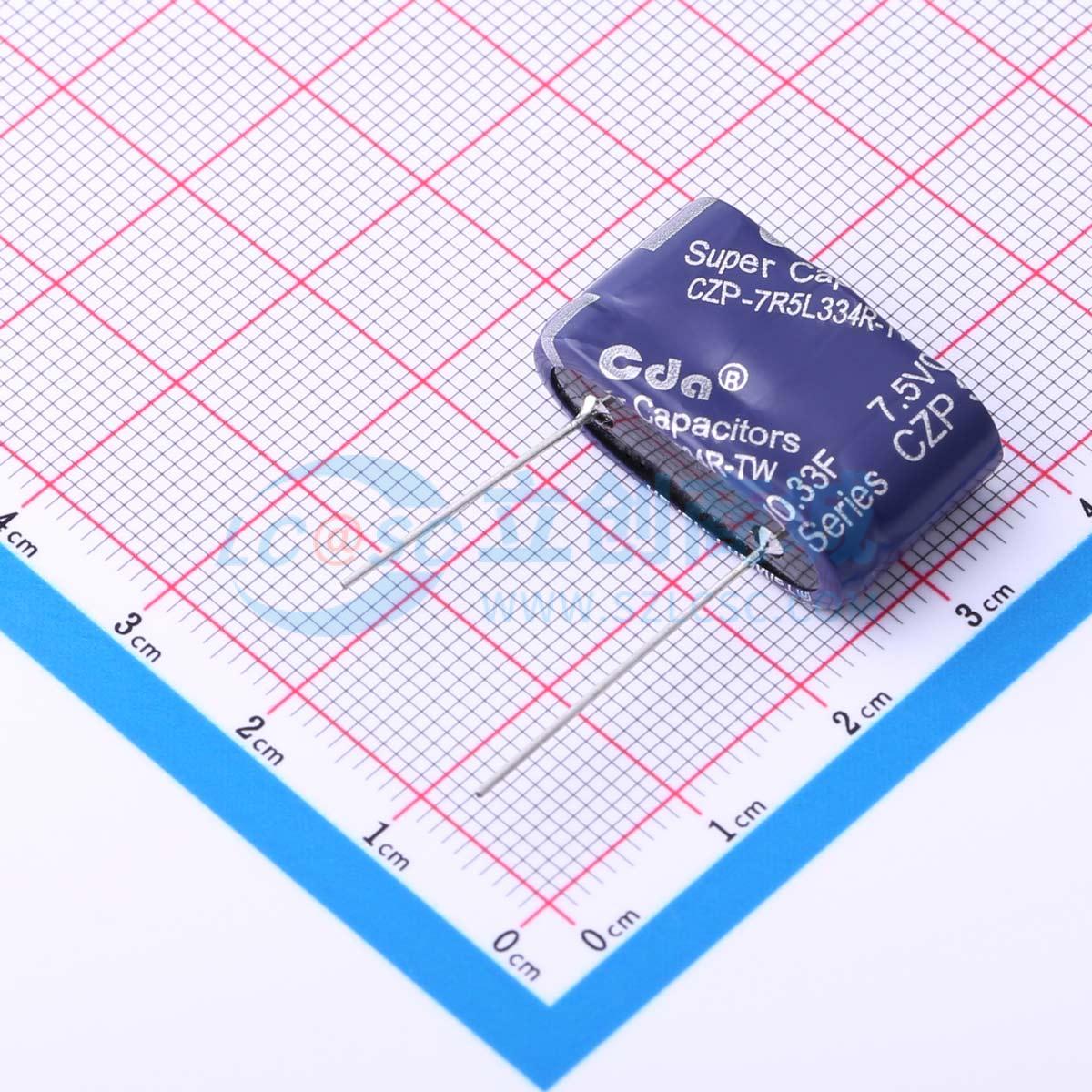 点击查看大图 CZP-7R5L334R-TW 7.5V0.33F实物图