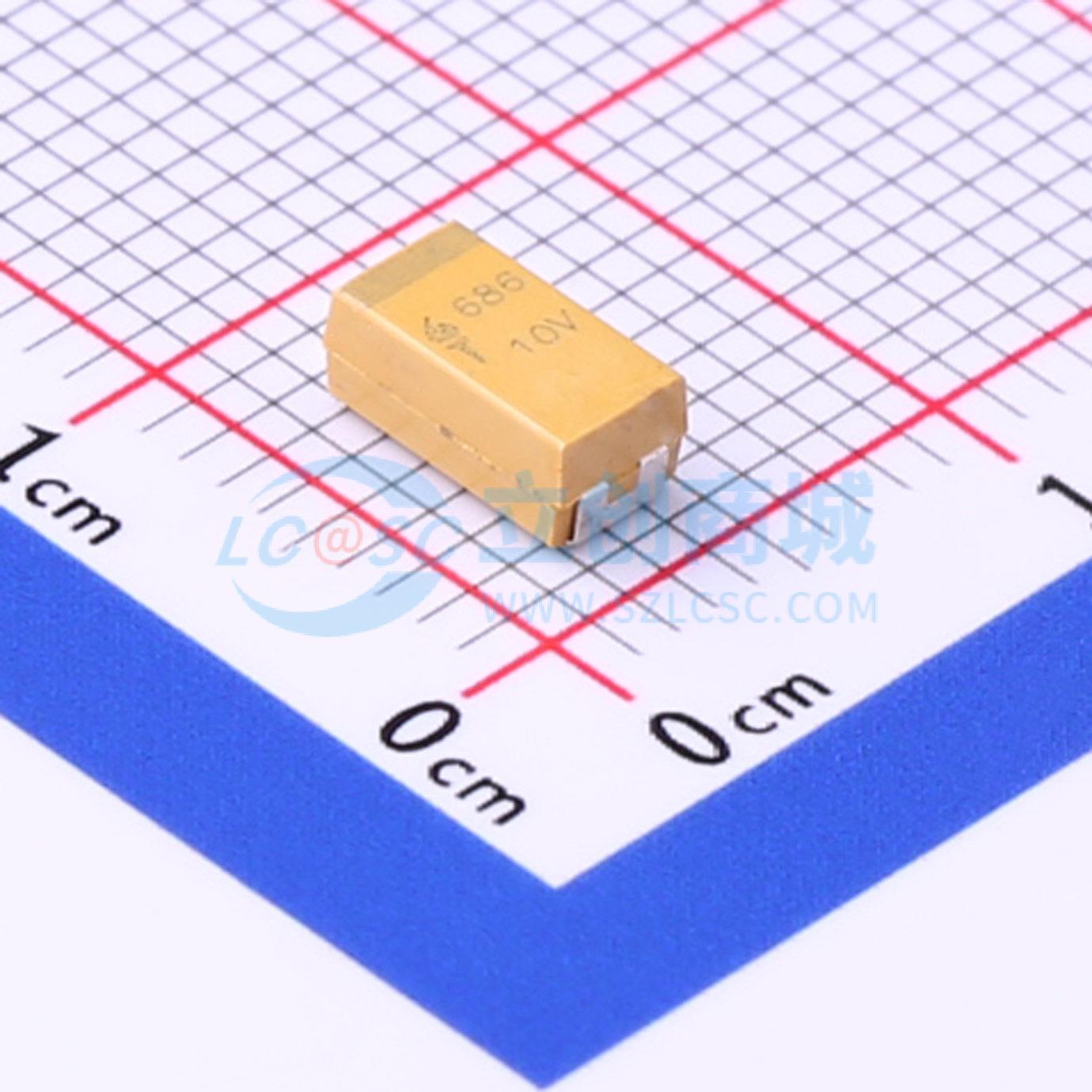 CA45-C-10V-68uF-K实物图