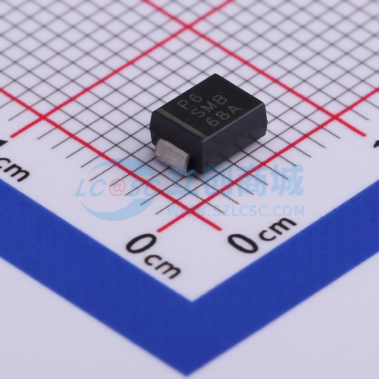 点击查看大图 P6SMB68A实物图