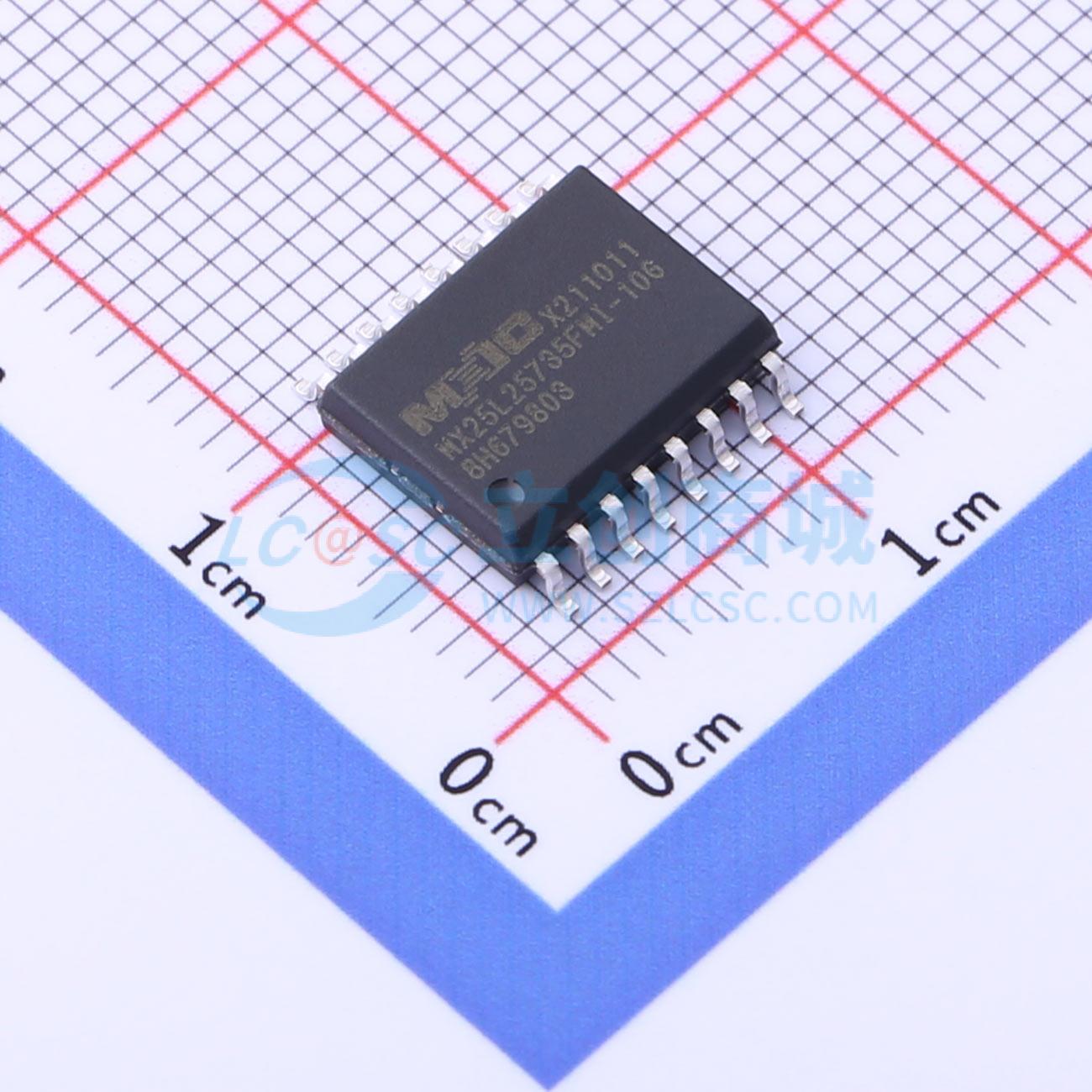 点击查看大图 MX25L25735FMI-10G实物图