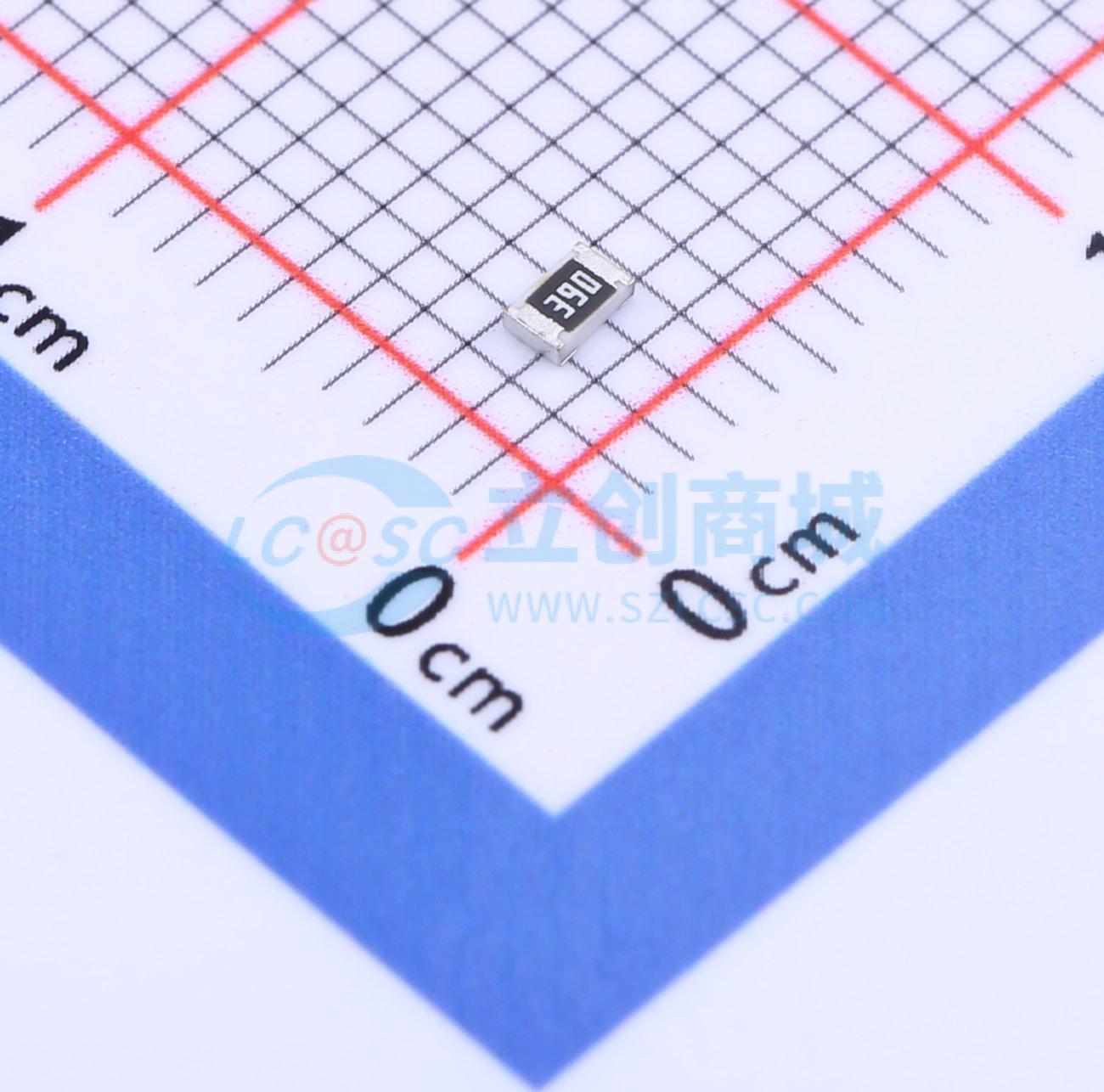 点击查看大图 FRC0805J390TSD实物图