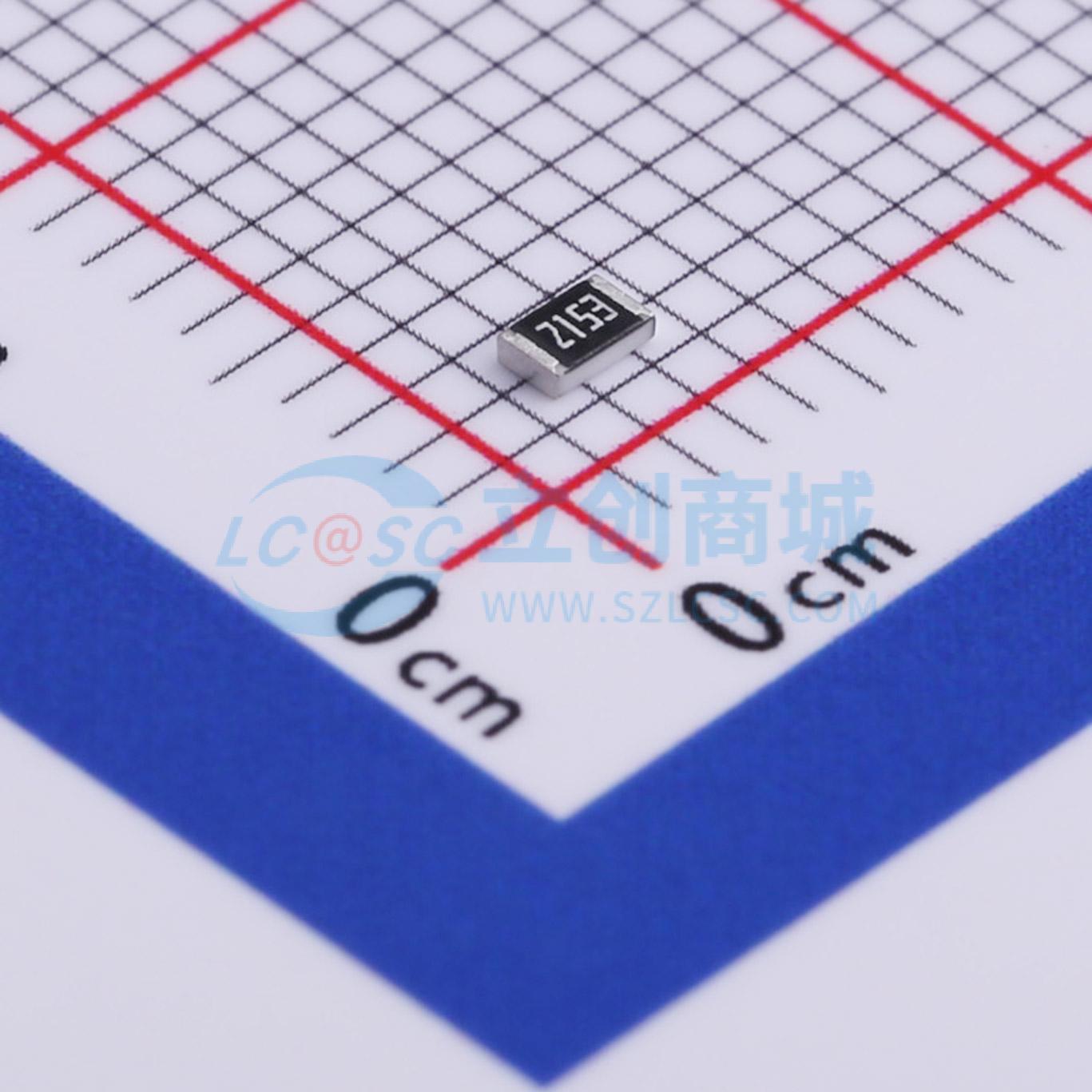 点击查看大图 RC0805FR-07215KL实物图