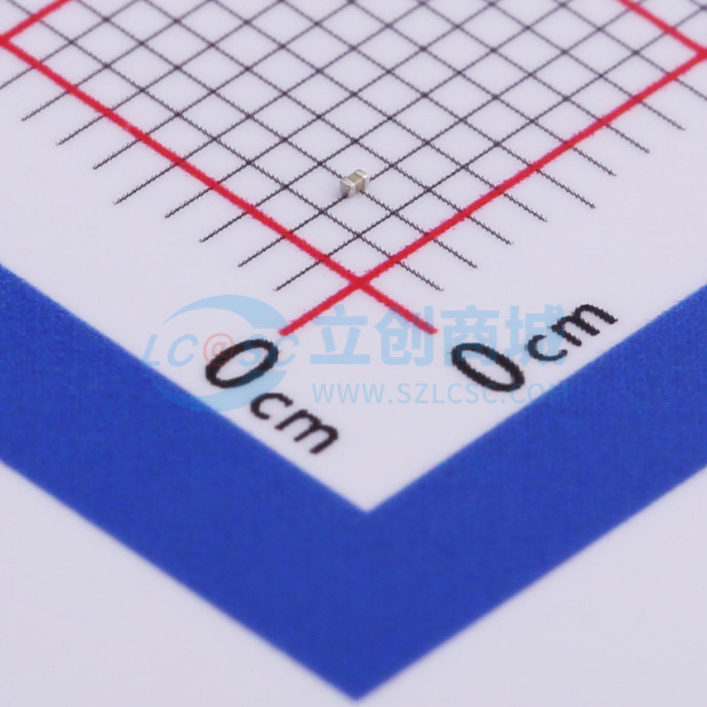 点击查看大图 CC0201KRX7R8BB122实物图