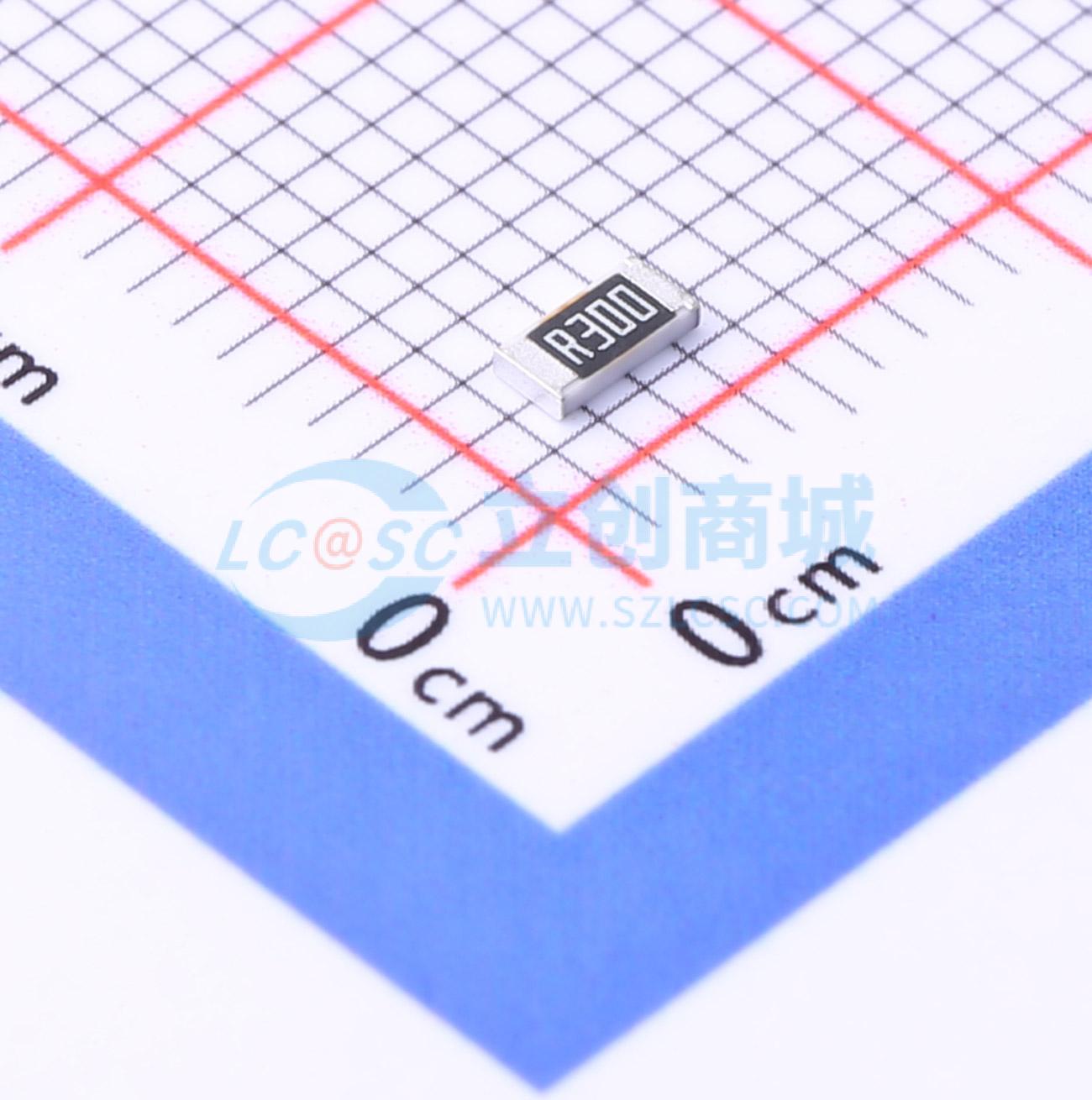 点击查看大图 FRL1206JR300TS实物图