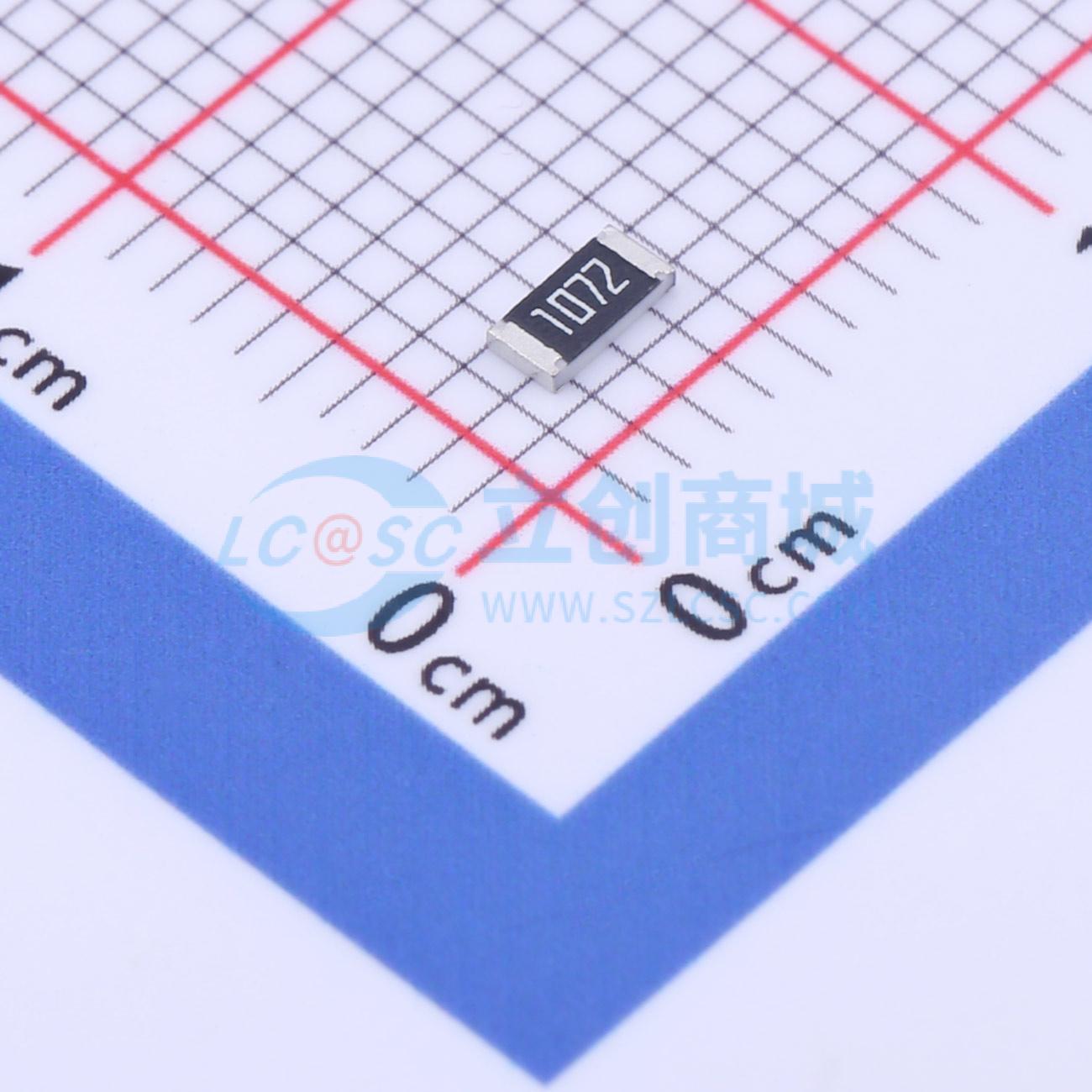 点击查看大图 RC1206FR-0710K7L实物图