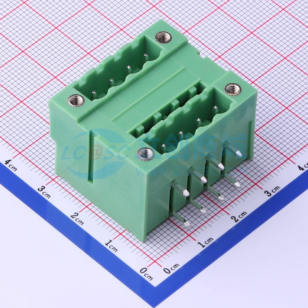 点击查看大图 KF2EDGRHM-5.08-2*4P实物图